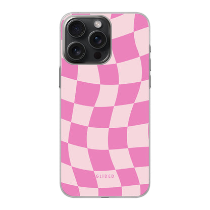 Pink Chess - iPhone 15 Pro Max Handyhülle Hard Case