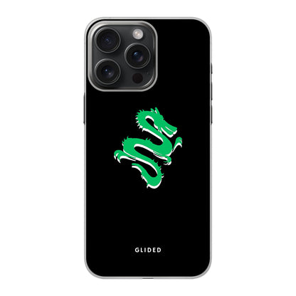 Emerald Dragon - iPhone 15 Pro Max Handyhülle Hard Case