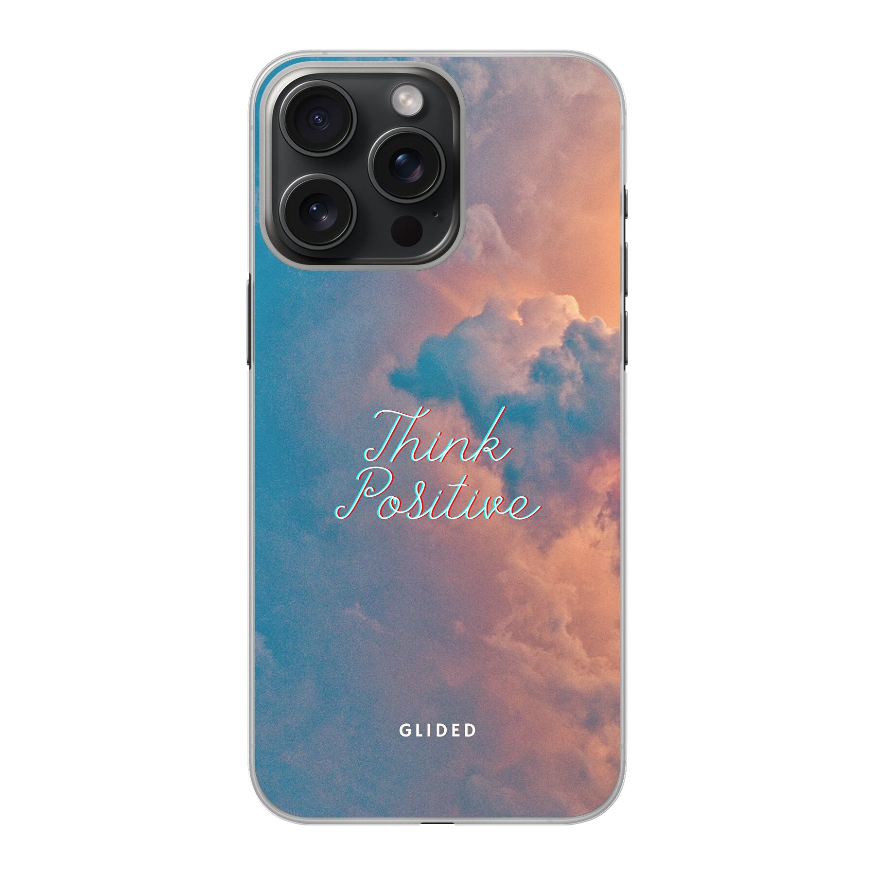 Think positive - iPhone 15 Pro Max Handyhülle Hard Case
