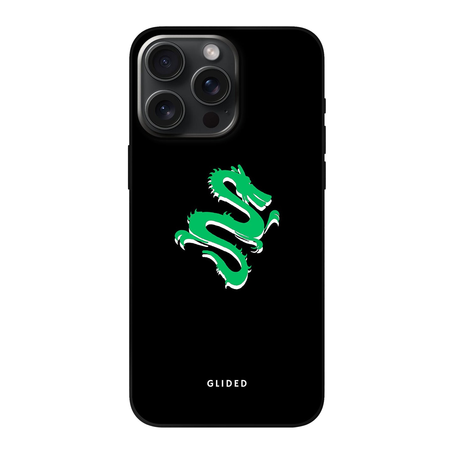 Emerald Dragon - iPhone 15 Pro Max Handyhülle Soft case