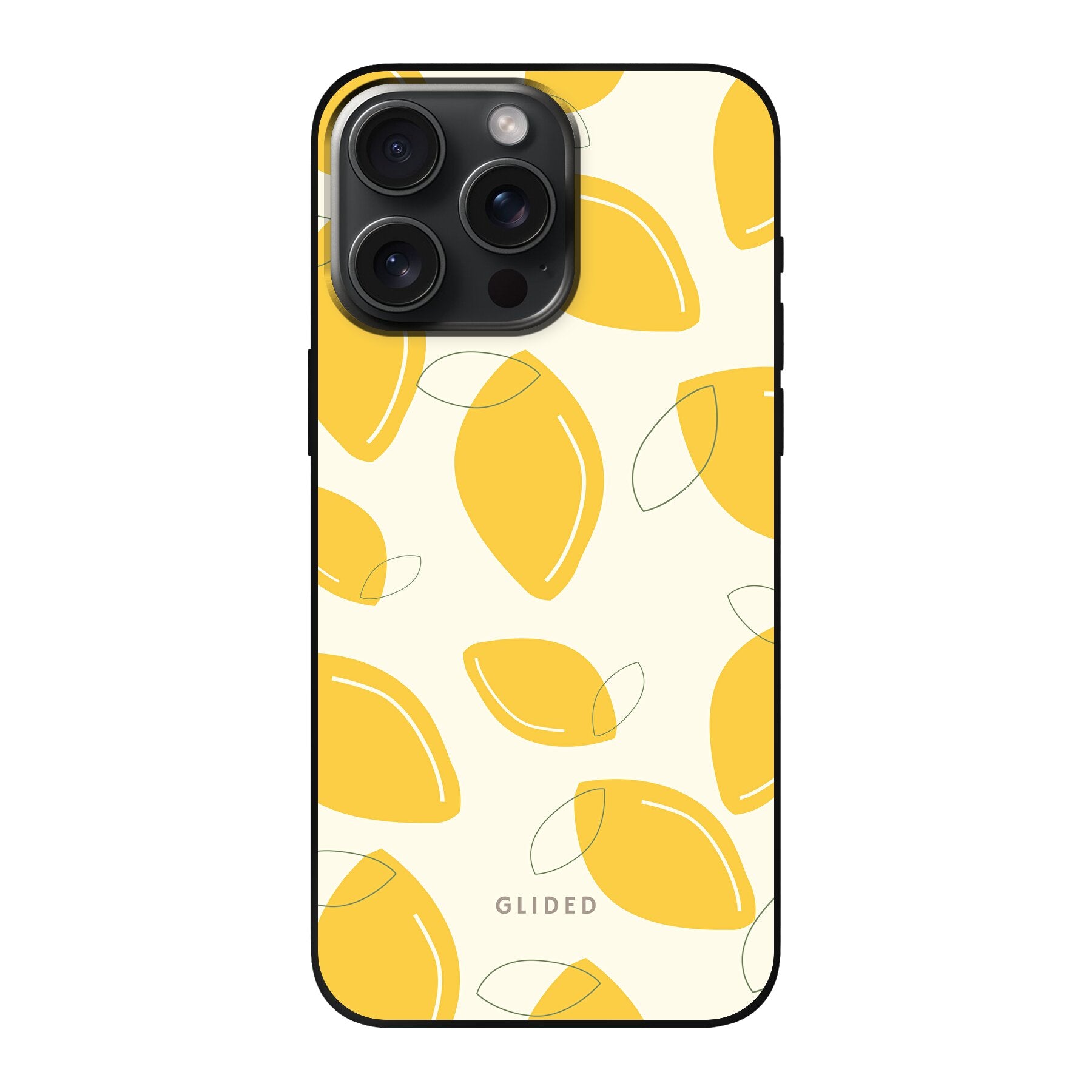 Abstract Lemon - iPhone 15 Pro Max - Soft case