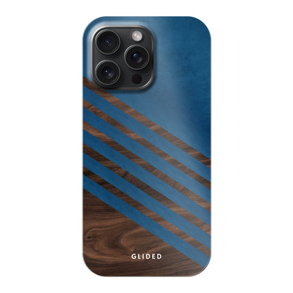 Blue Wood - iPhone 15 Pro Max Handyhülle Tough case