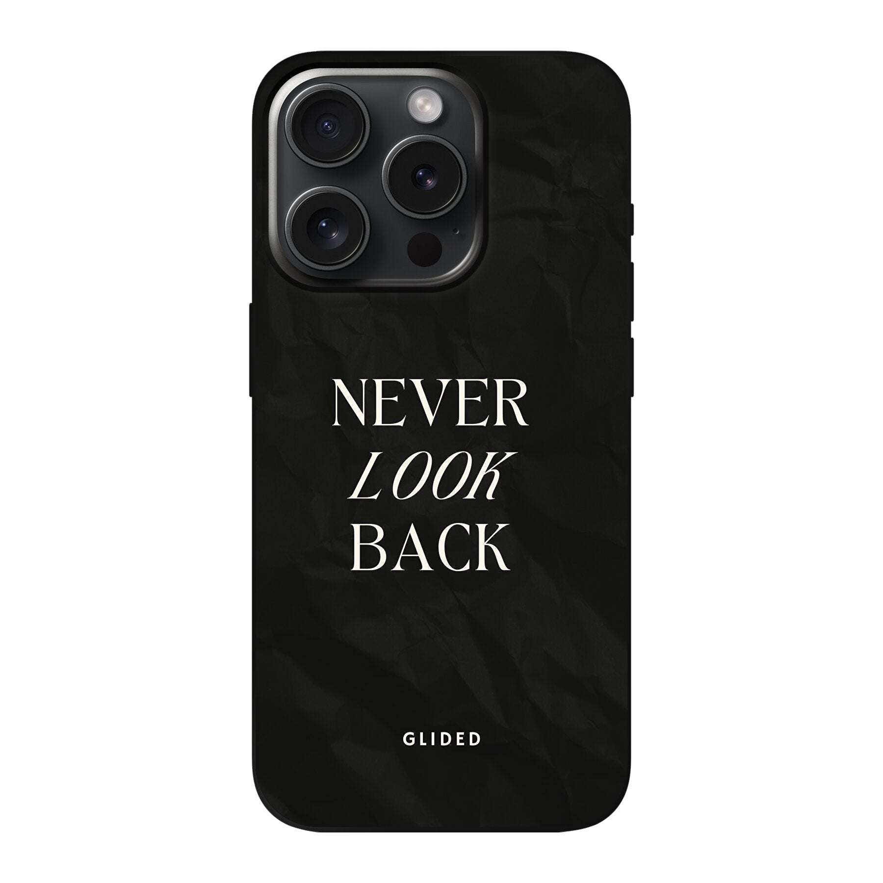 Never Back - iPhone 15 Pro Handyhülle Soft case