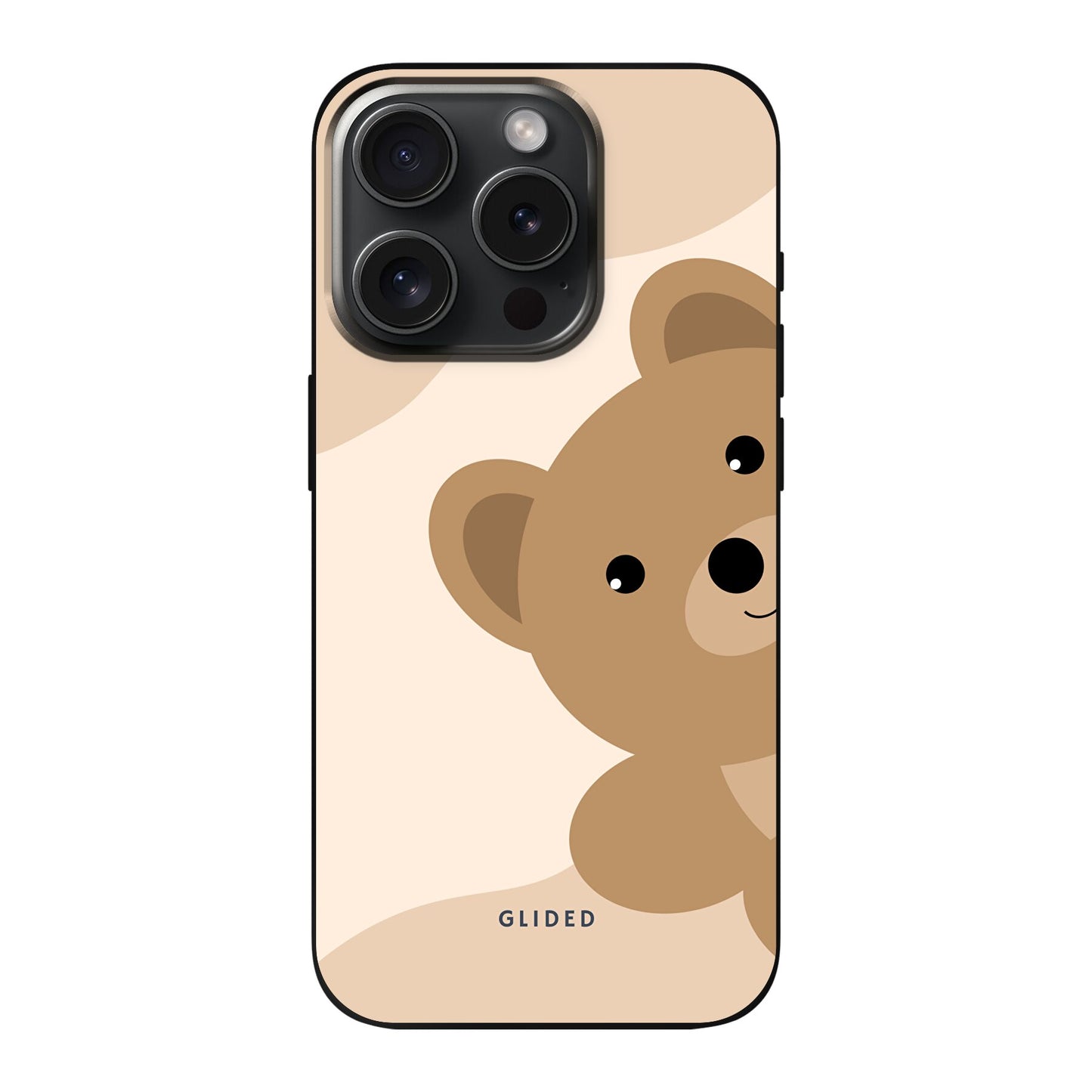 BearLove Left - iPhone 15 Pro Handyhülle Soft case