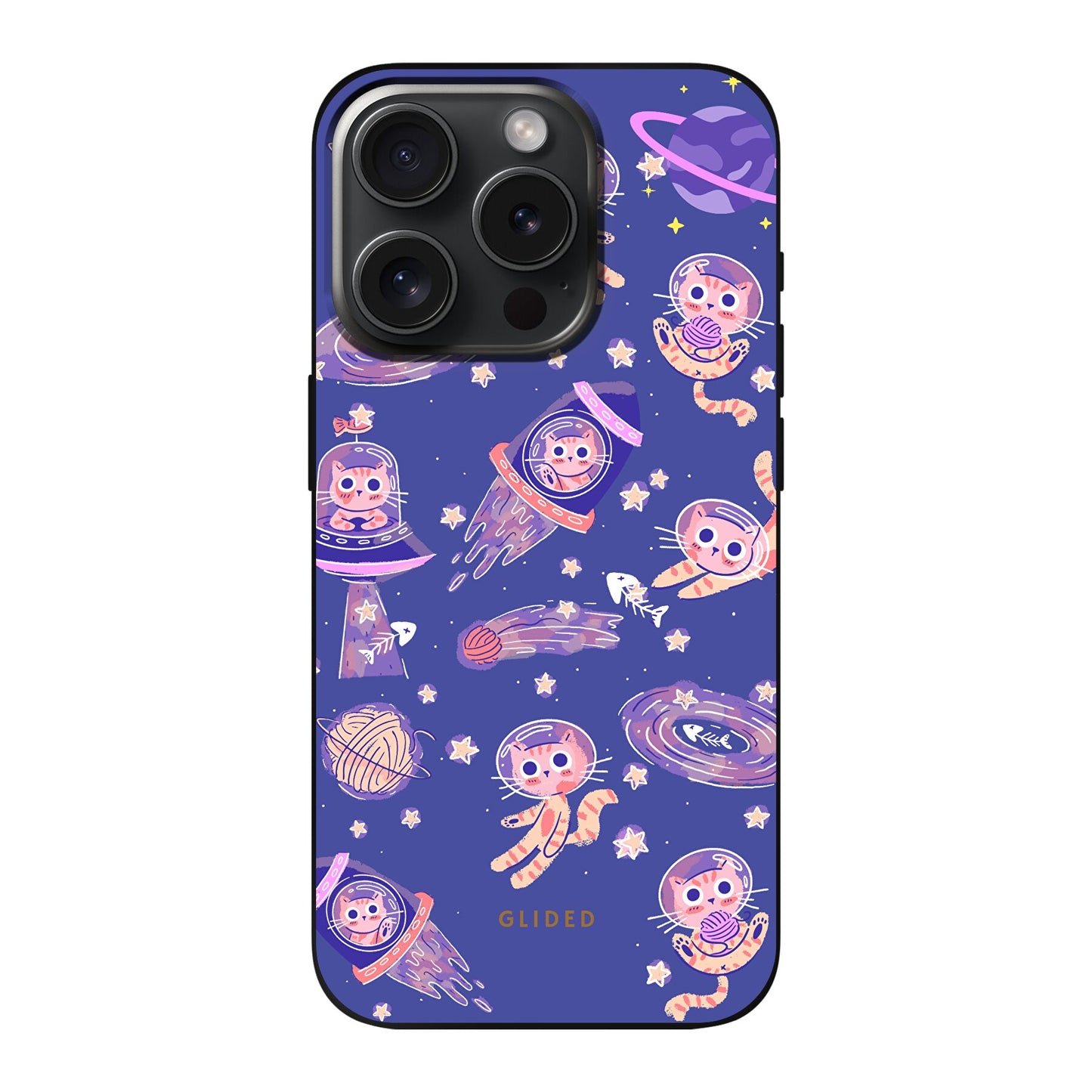 Space Cat - iPhone 15 Pro Handyhülle Soft case