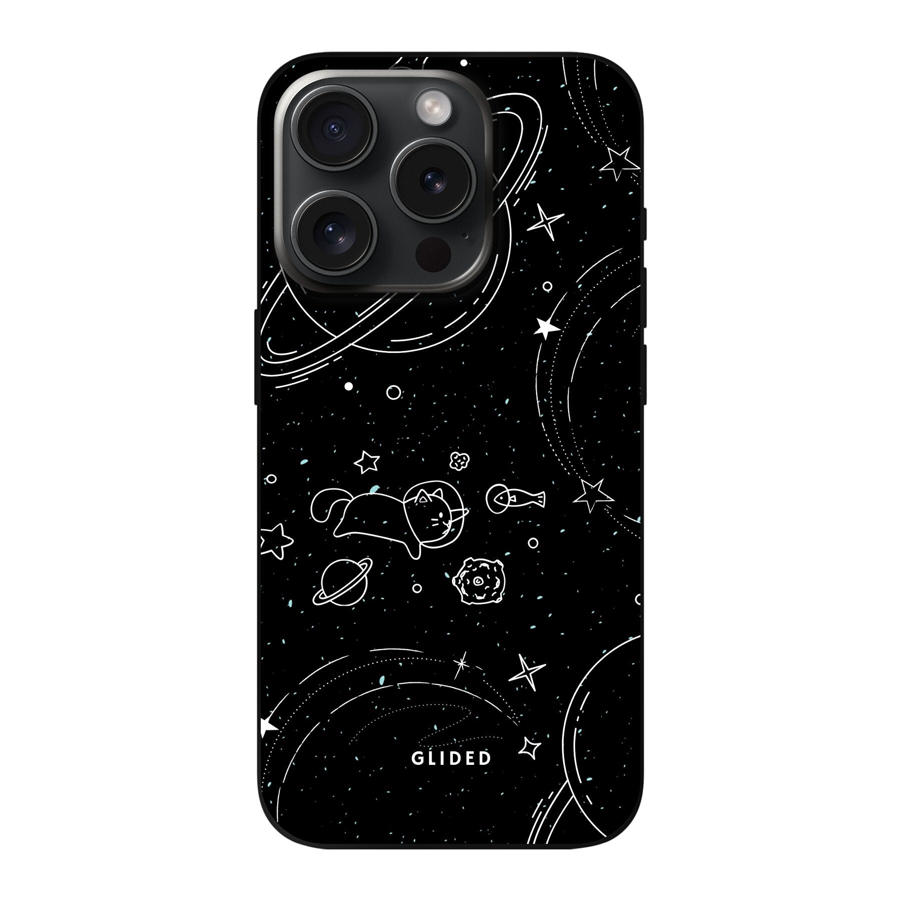 Cosmic Cat - iPhone 15 Pro Handyhülle Soft case