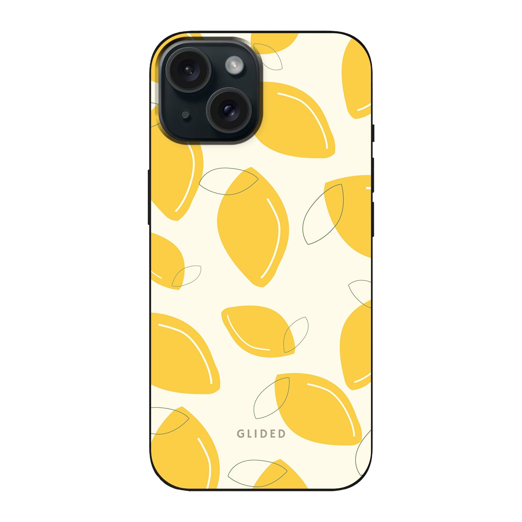 Abstract Lemon - iPhone 15 - Soft case