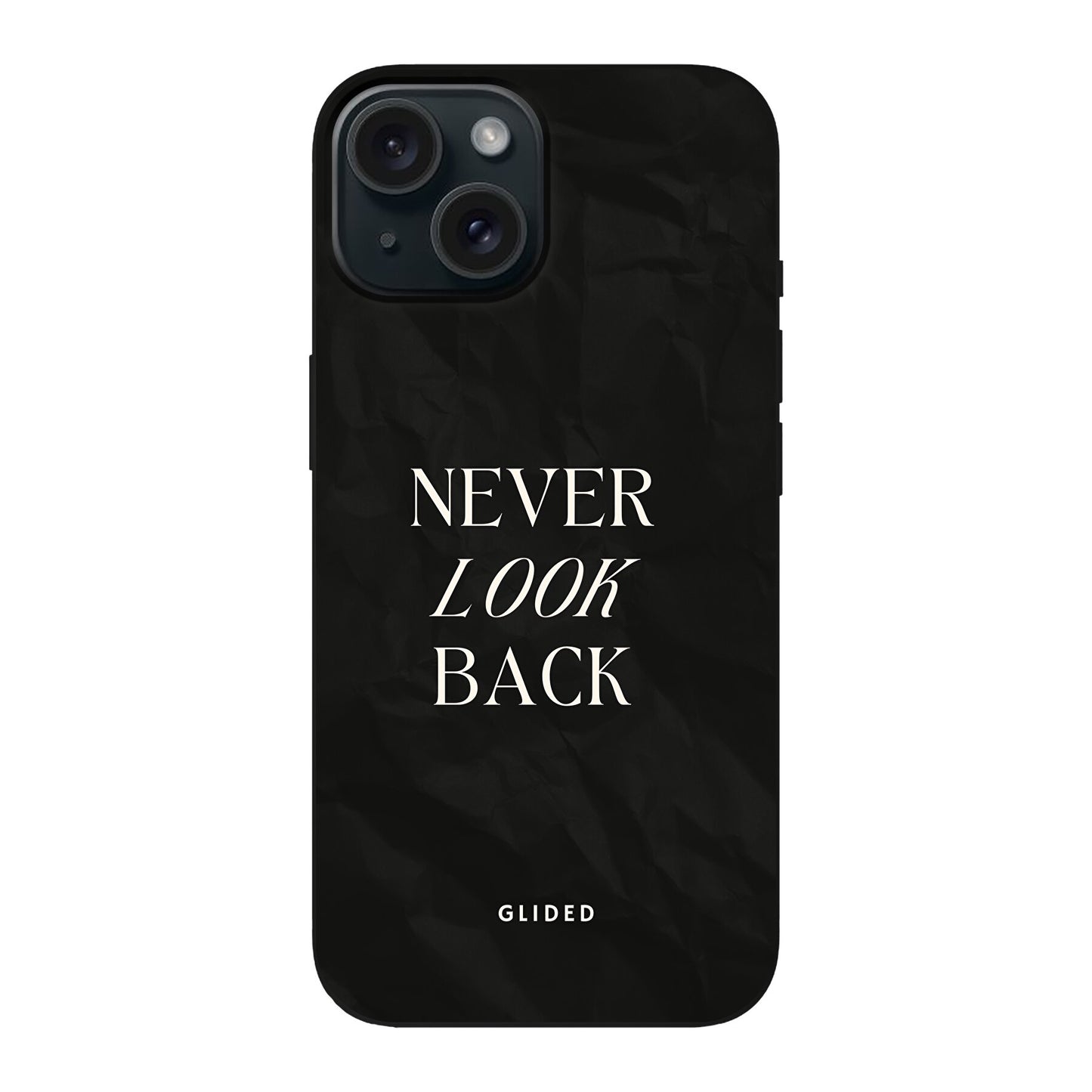 Never Back - iPhone 15 Handyhülle Soft case