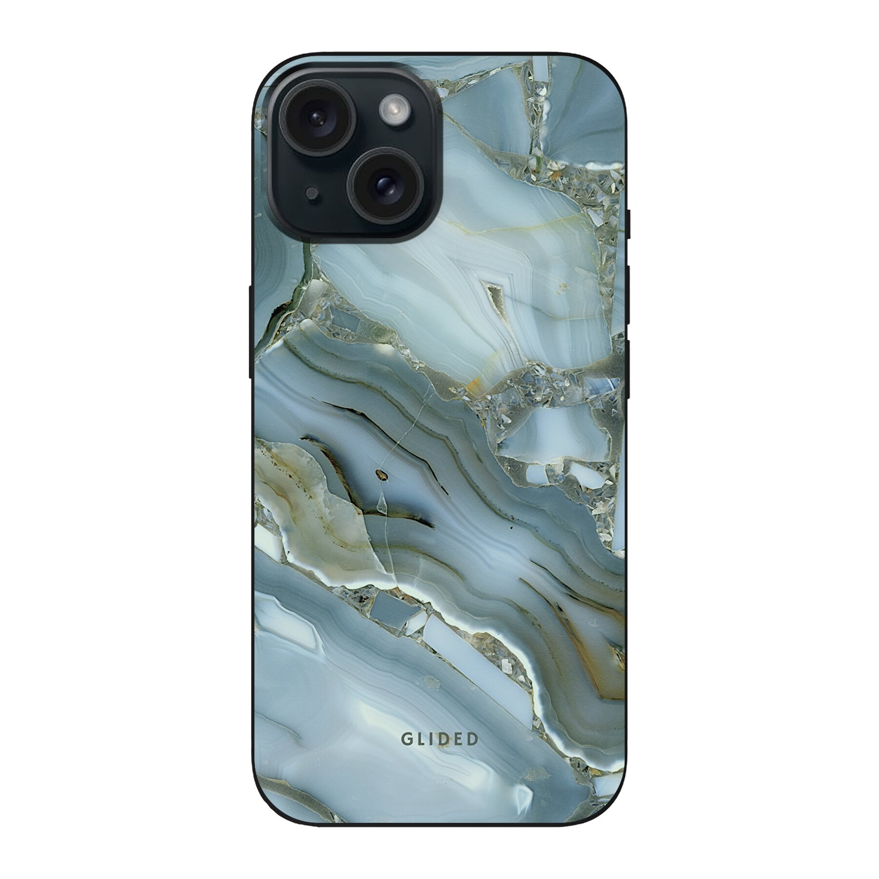 Green Marble - iPhone 15 Handyhülle Soft case