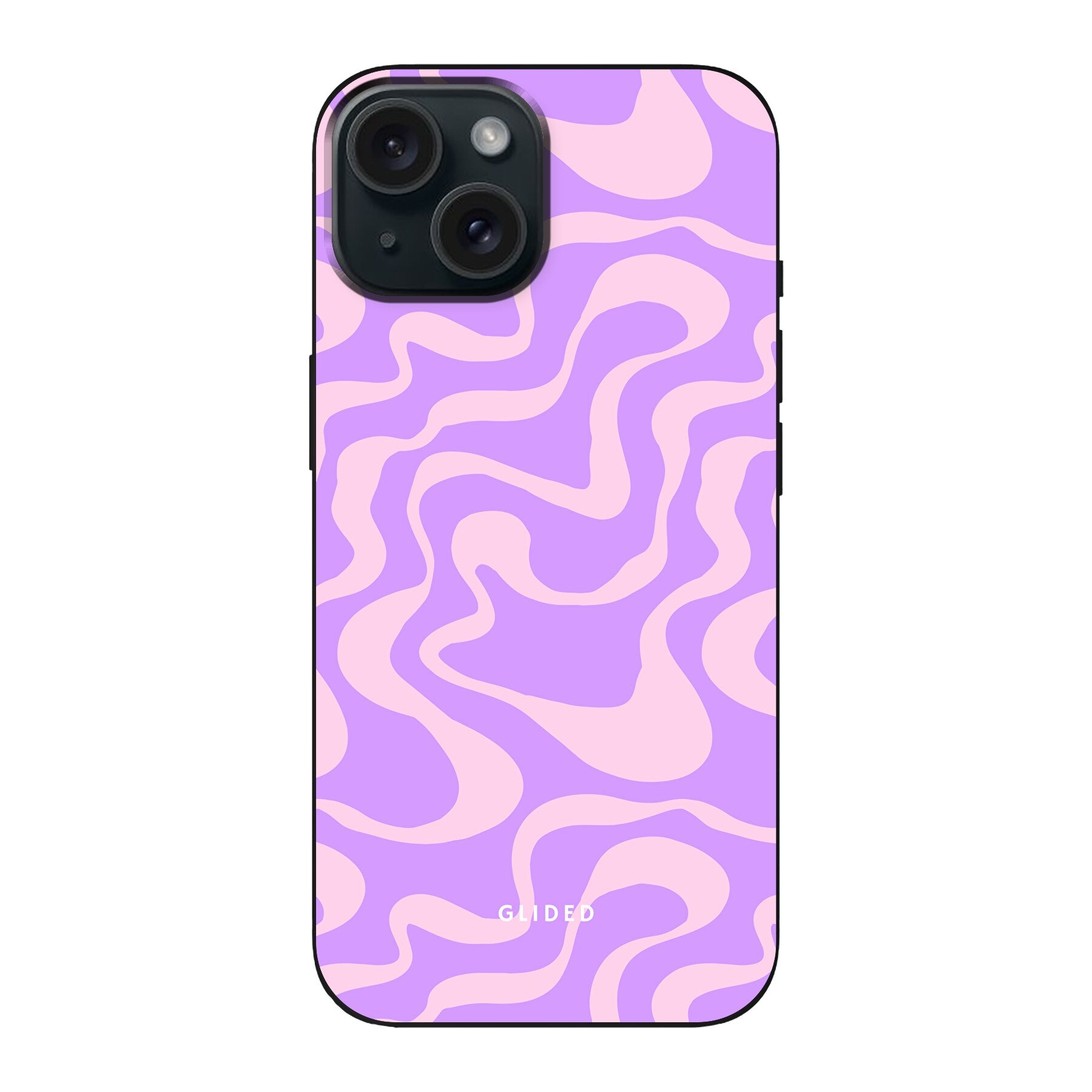 Purple Wave - iPhone 15 Handyhülle Soft case
