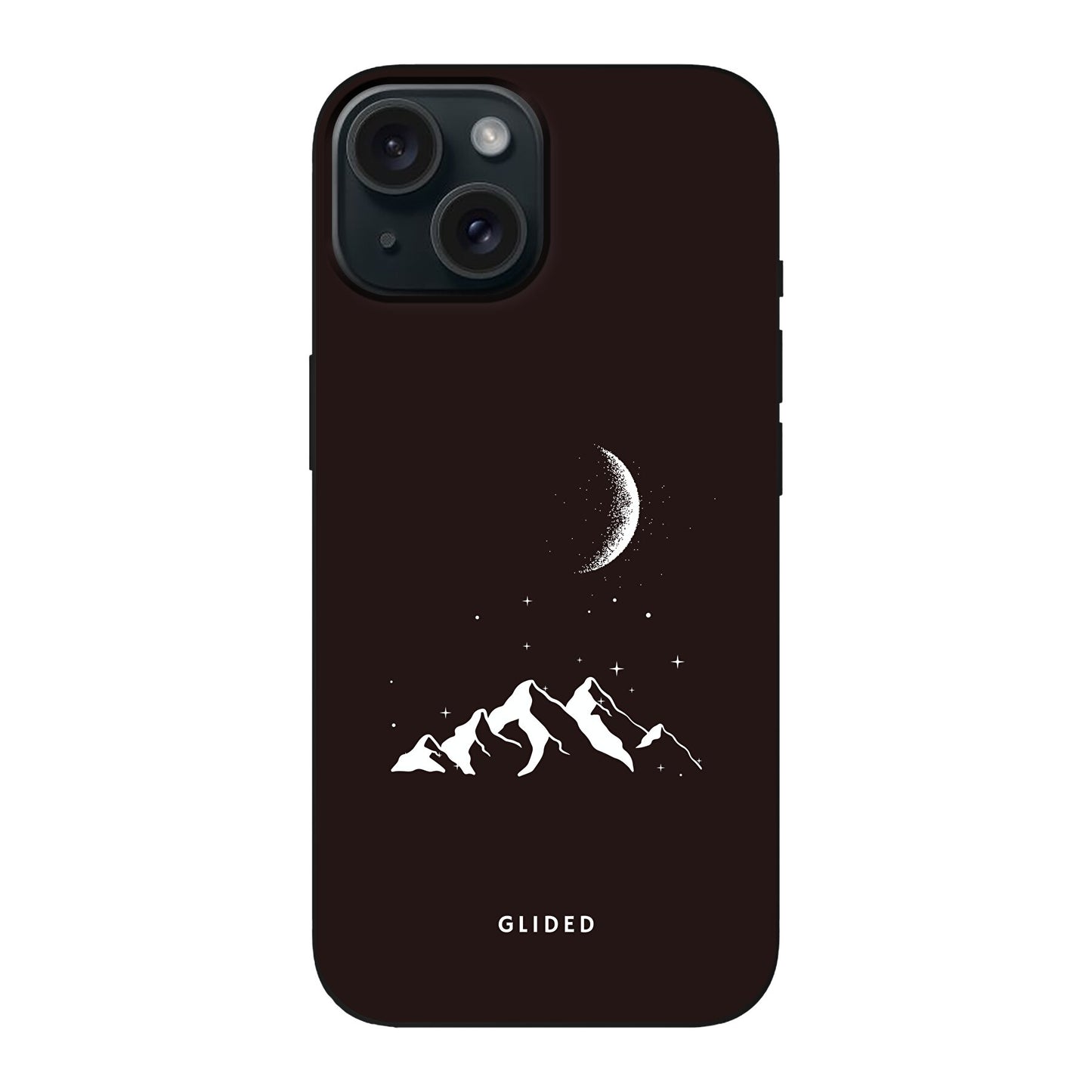 Midnight Peaks - iPhone 15 Handyhülle Soft case