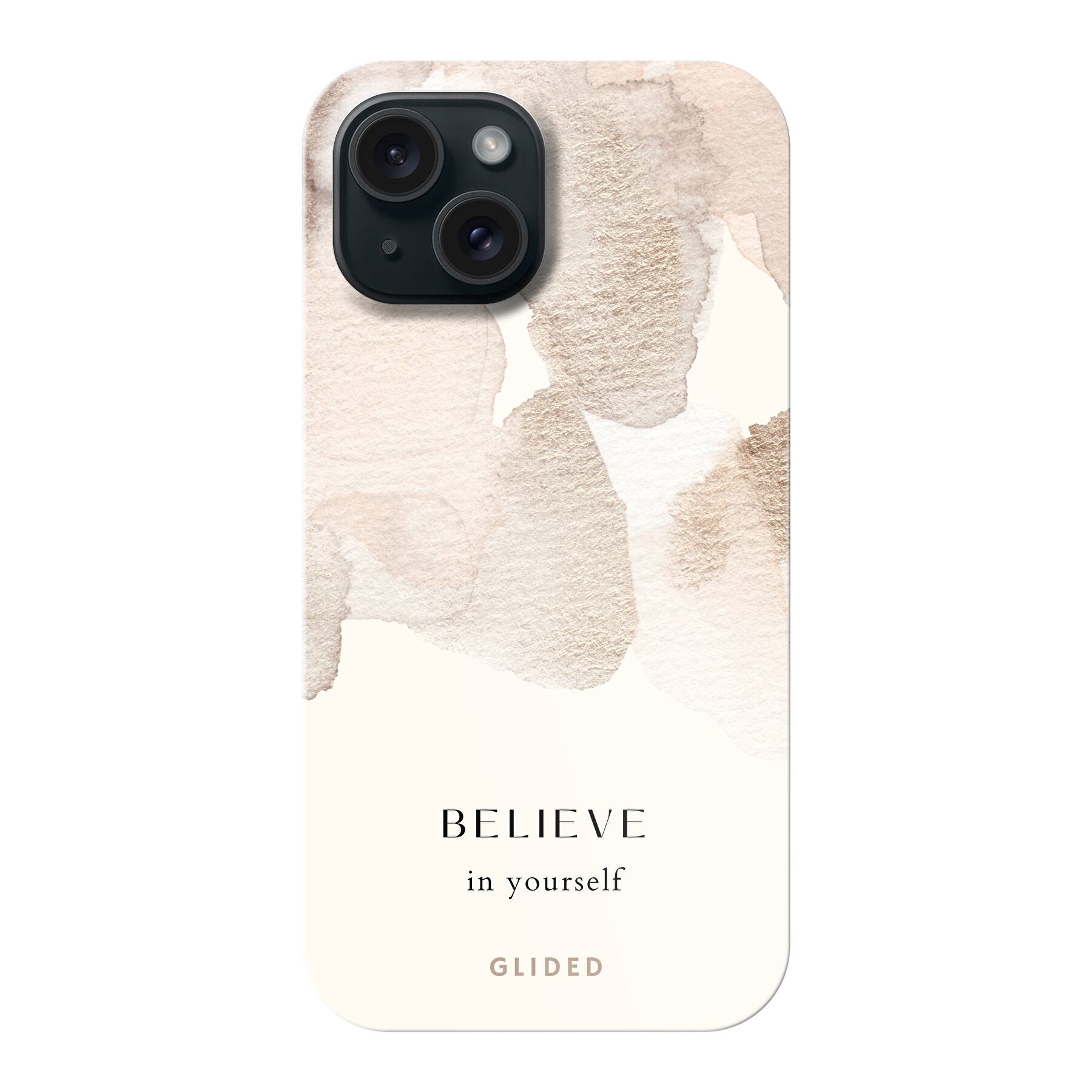 Believe in yourself - iPhone 15 Handyhülle Tough case