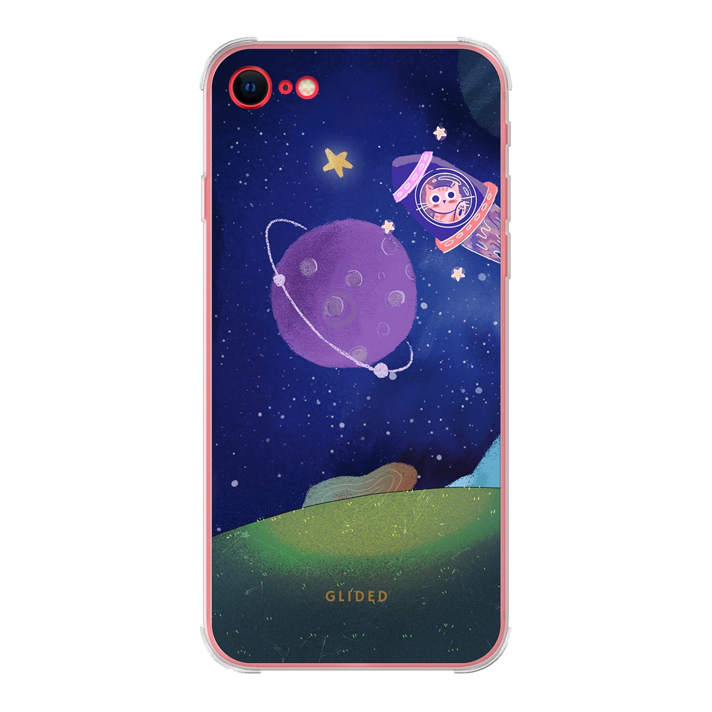 Galaxy Cat - iPhone 7 Handyhülle Bumper case