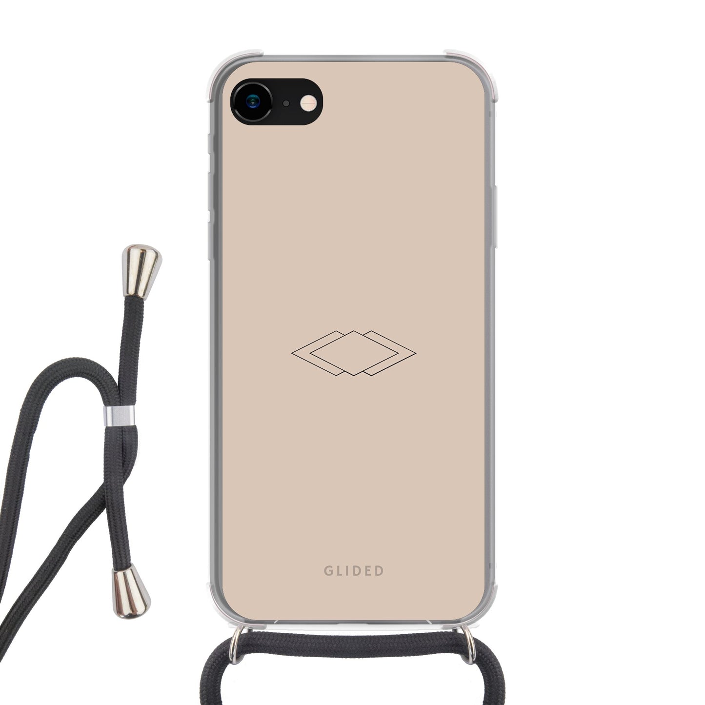 Symmetra - iPhone 7 Handyhülle Crossbody case mit Band