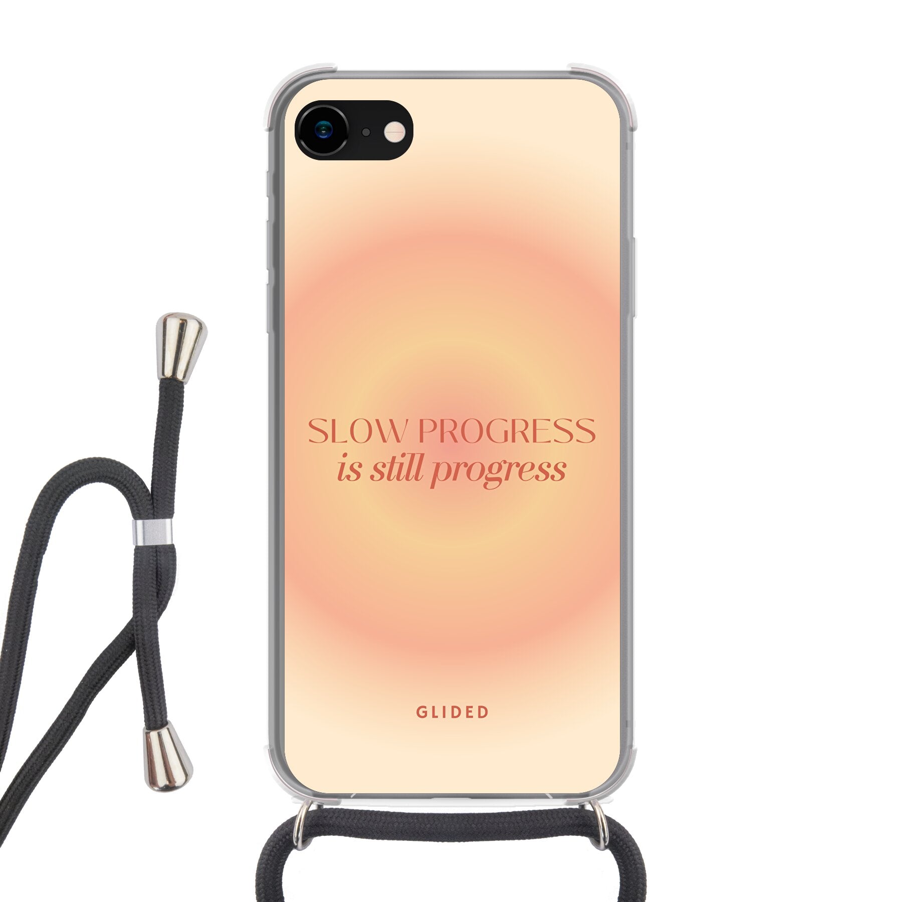 Progress - iPhone 7 Handyhülle Crossbody case mit Band