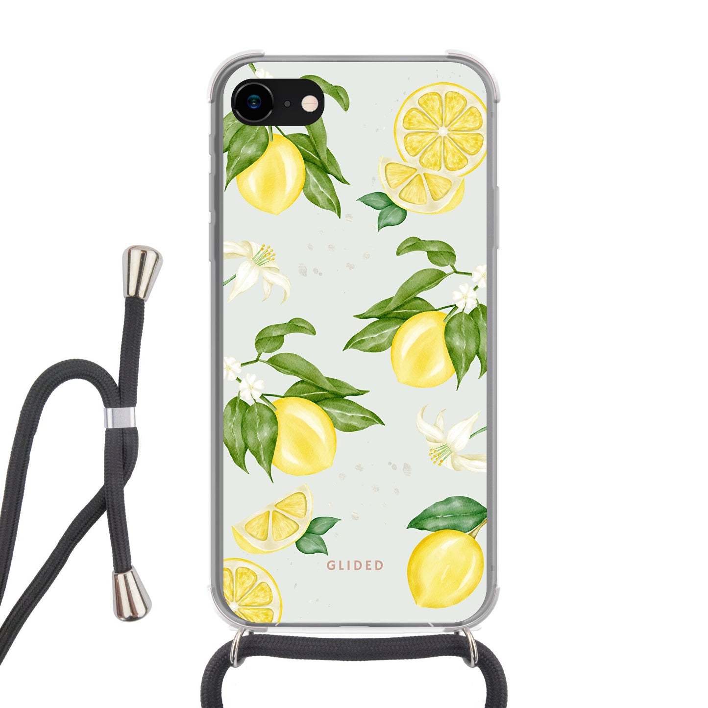 Lemon Beauty - iPhone 7 Handyhülle Crossbody case mit Band