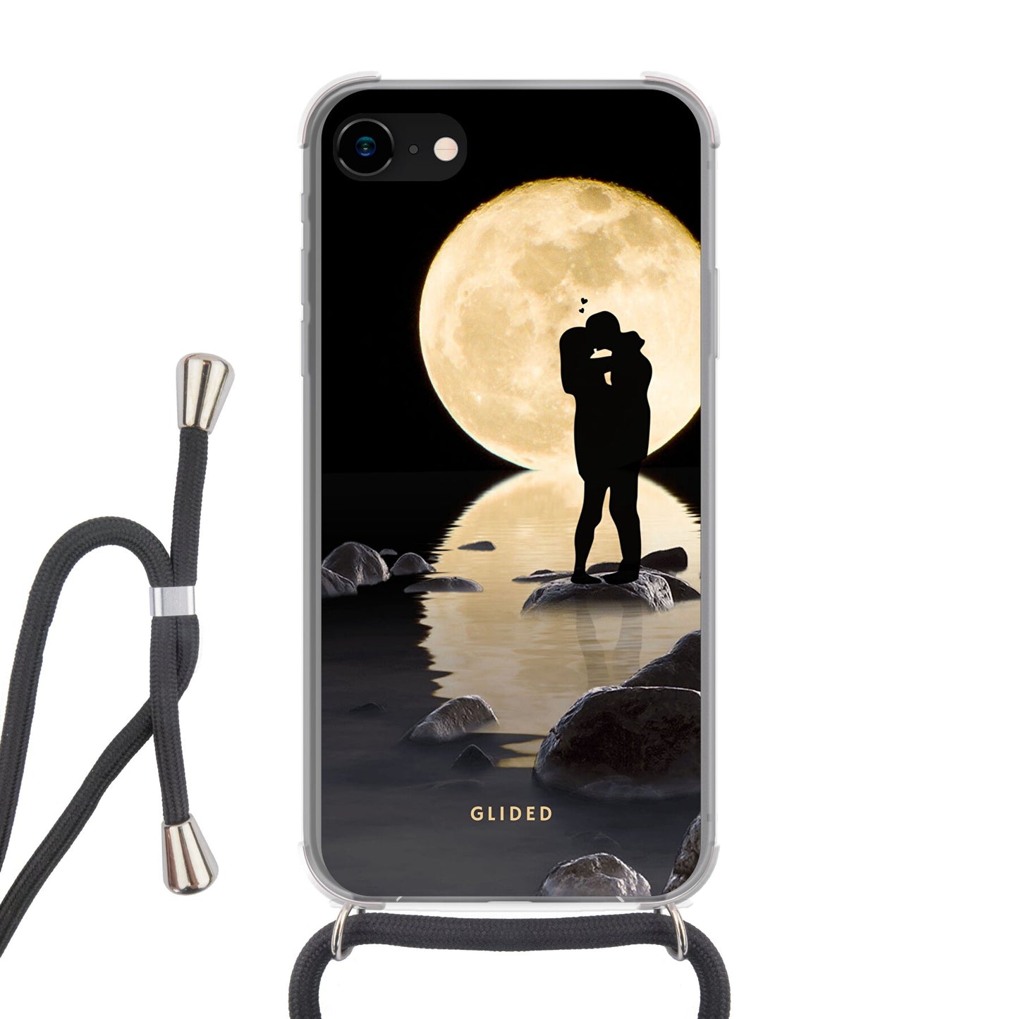Moonlight - iPhone 7 Handyhülle Crossbody case mit Band