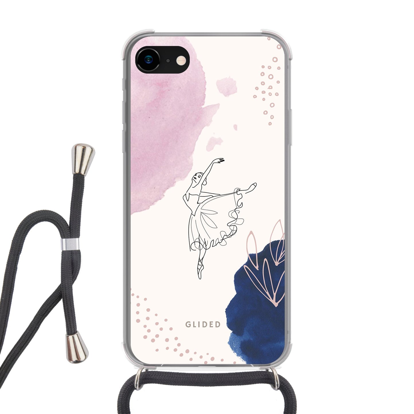 Grace - iPhone 7 Handyhülle Crossbody case mit Band