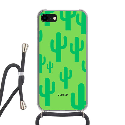 Cactus Spikes - iPhone 7 - Crossbody case mit Band