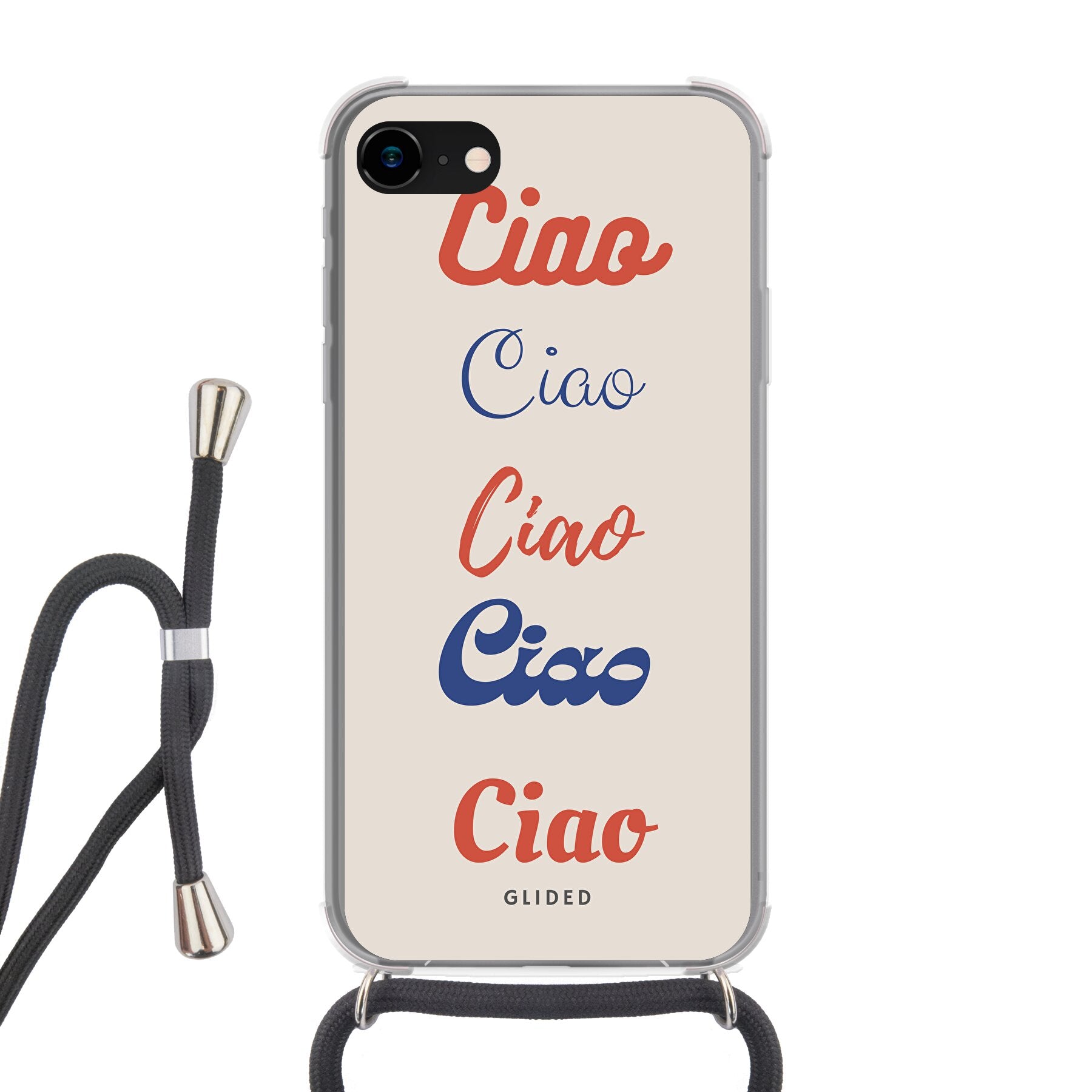 Ciao - iPhone 7 - Crossbody case mit Band