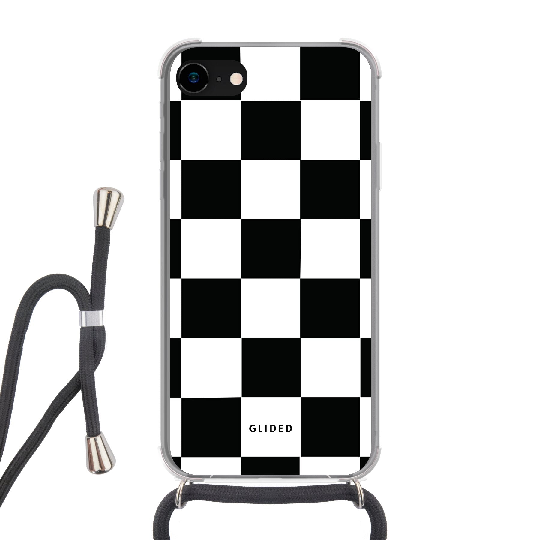 Classic Chess - iPhone 7 Handyhülle Crossbody case mit Band