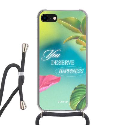 Happiness - iPhone 7 - Crossbody case mit Band