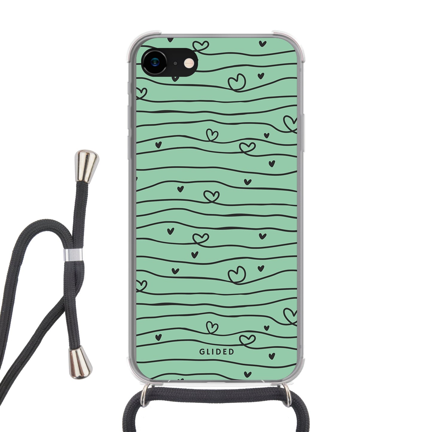 Hearty - iPhone 7 - Crossbody case mit Band