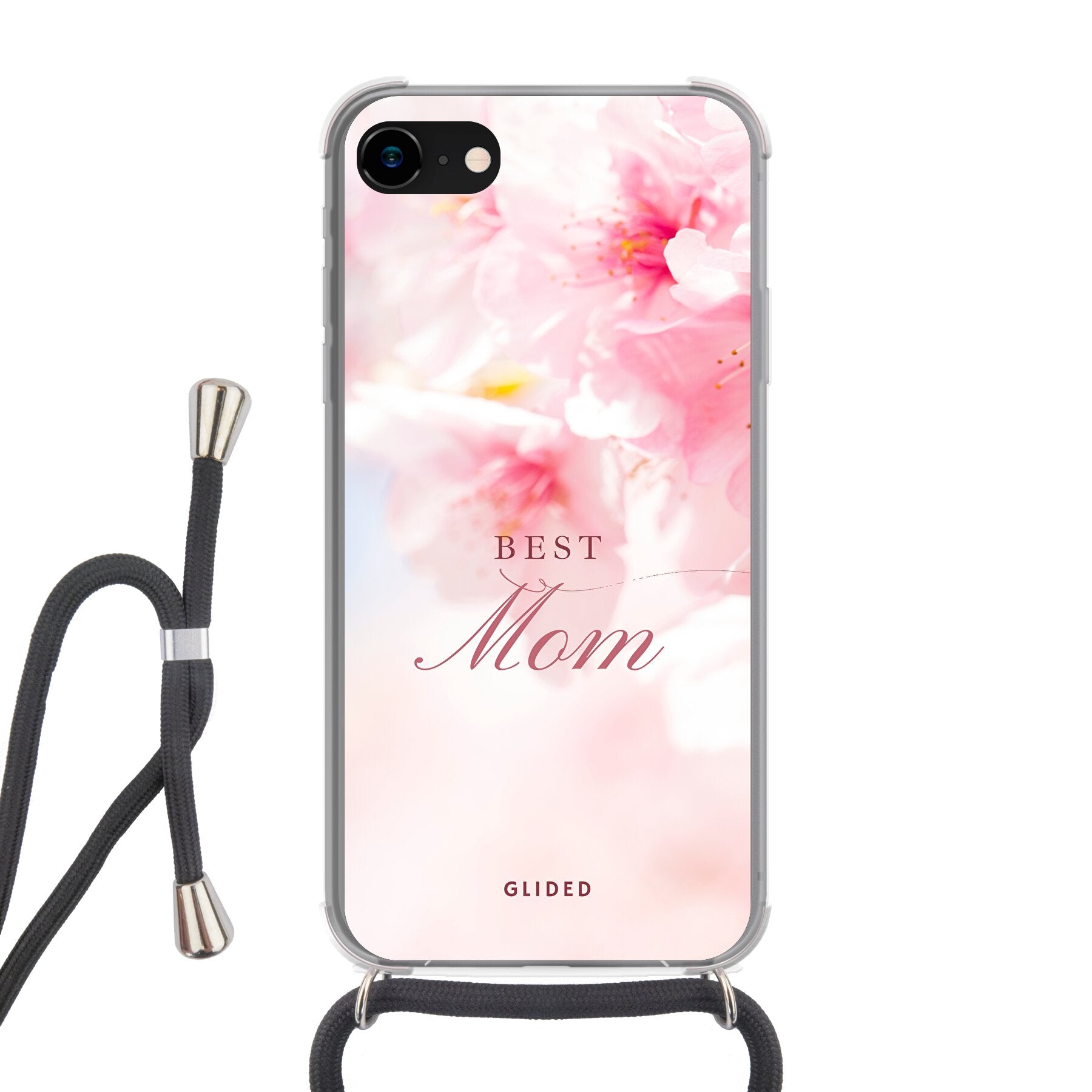 Flower Power - iPhone 7 - Crossbody case mit Band