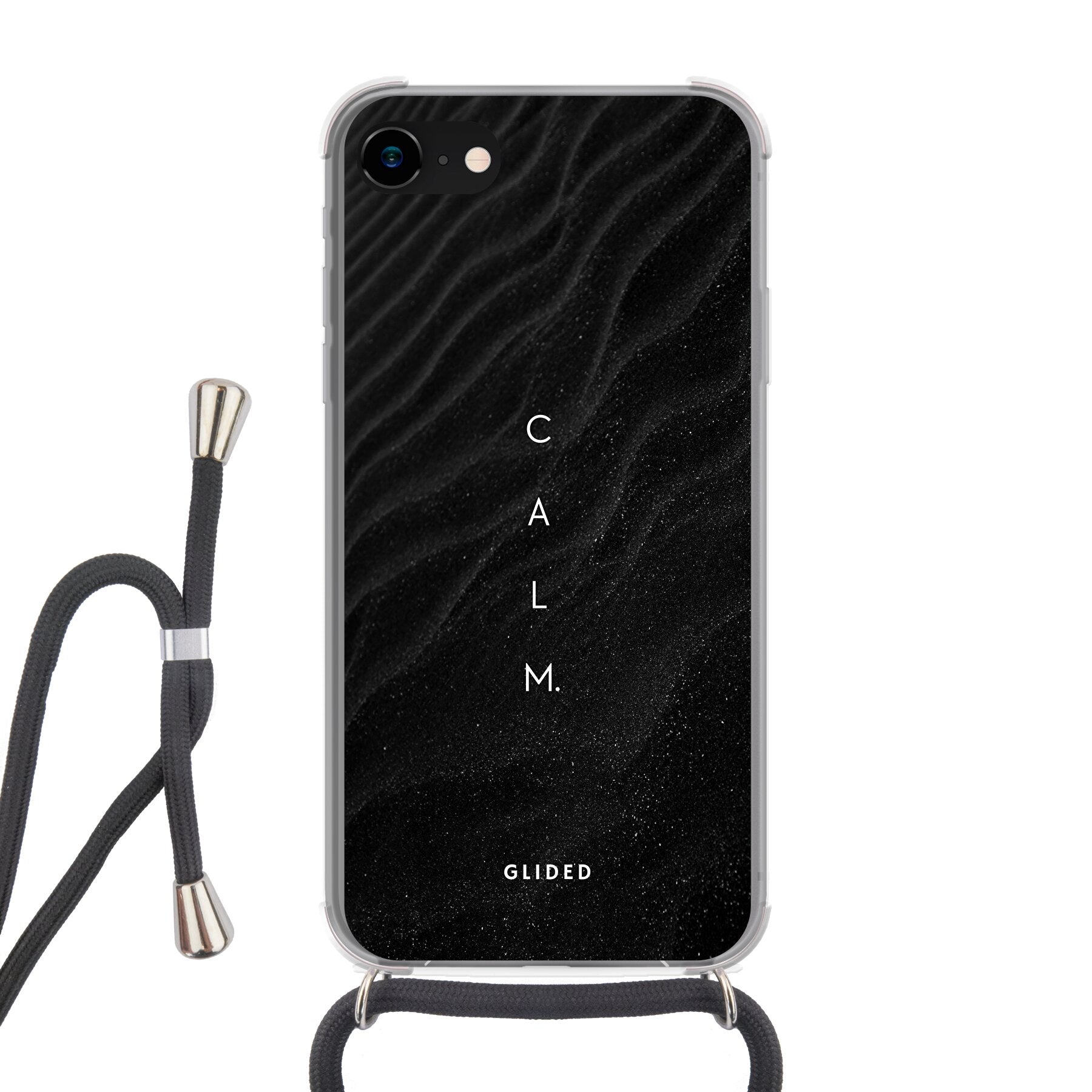 Calm - iPhone 7 Handyhülle Crossbody case mit Band