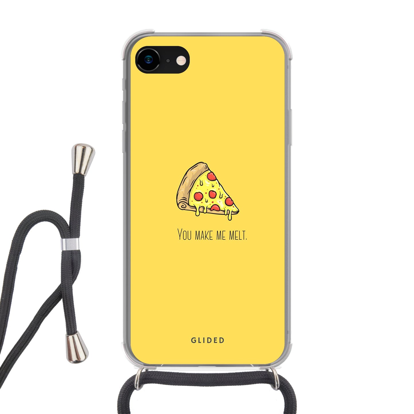 Flirty Pizza - iPhone 7 - Crossbody case mit Band
