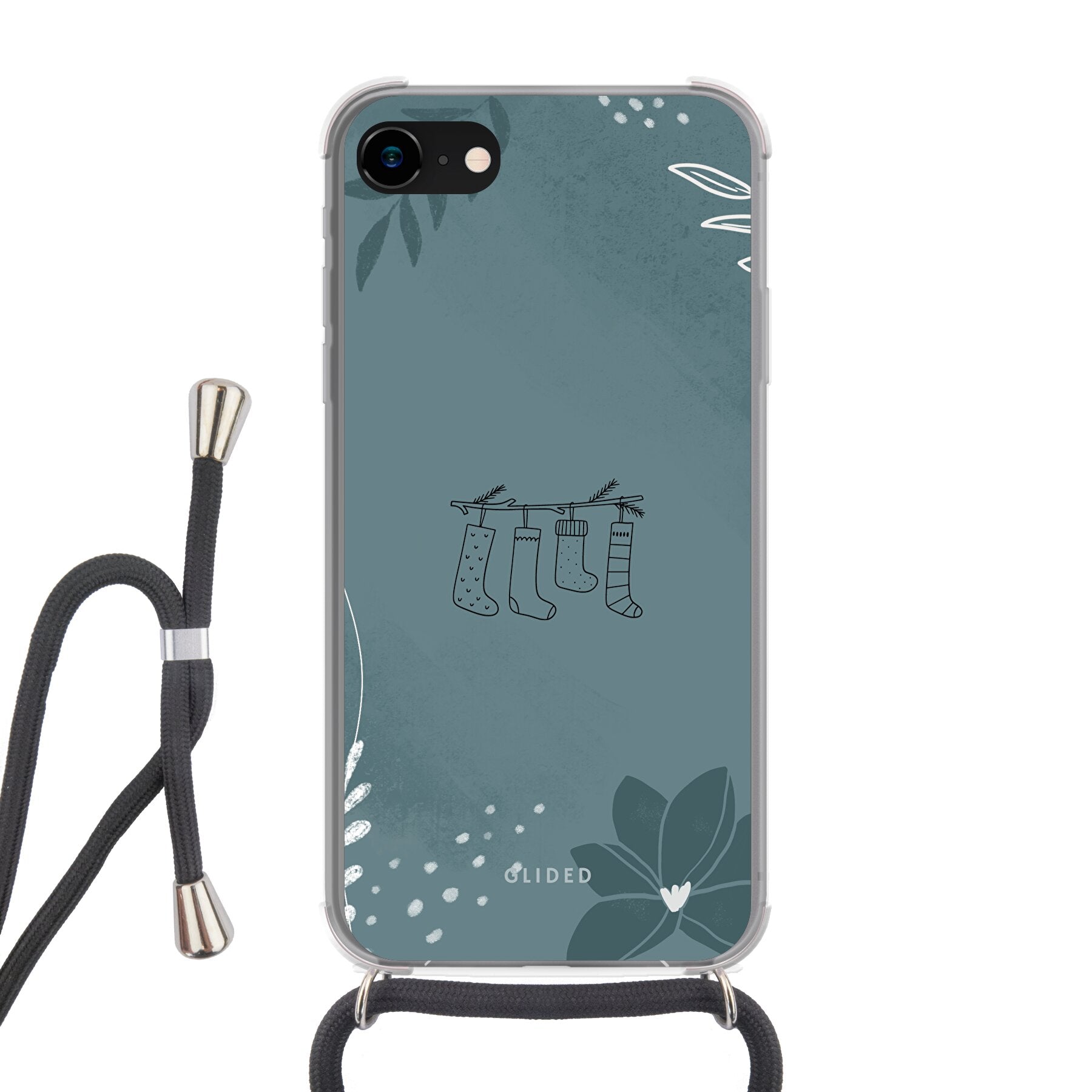 Cozy - iPhone 7 Handyhülle Crossbody case mit Band