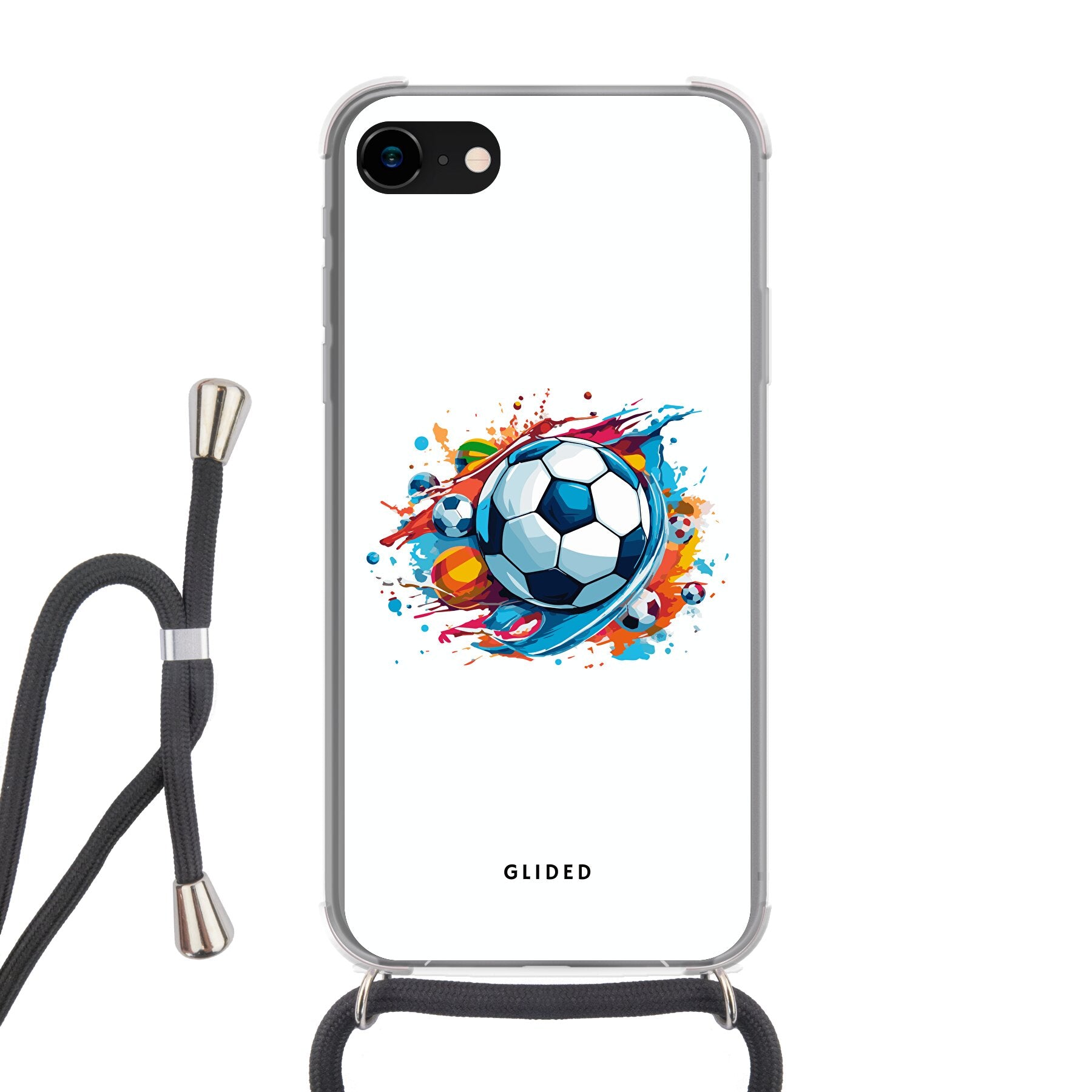 Football Passion - iPhone 7 Handyhülle Crossbody case mit Band