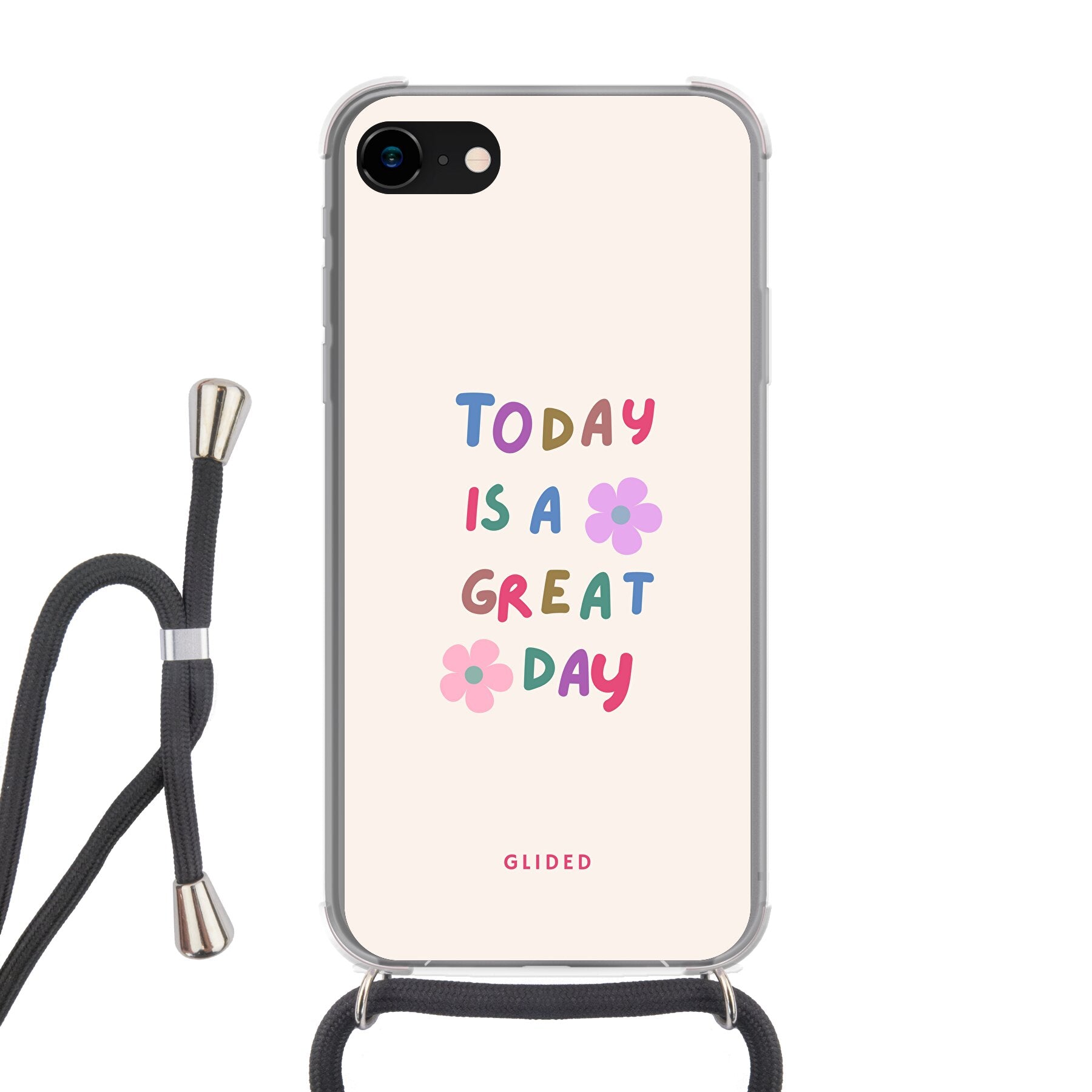Great Day - iPhone 7 Handyhülle Crossbody case mit Band