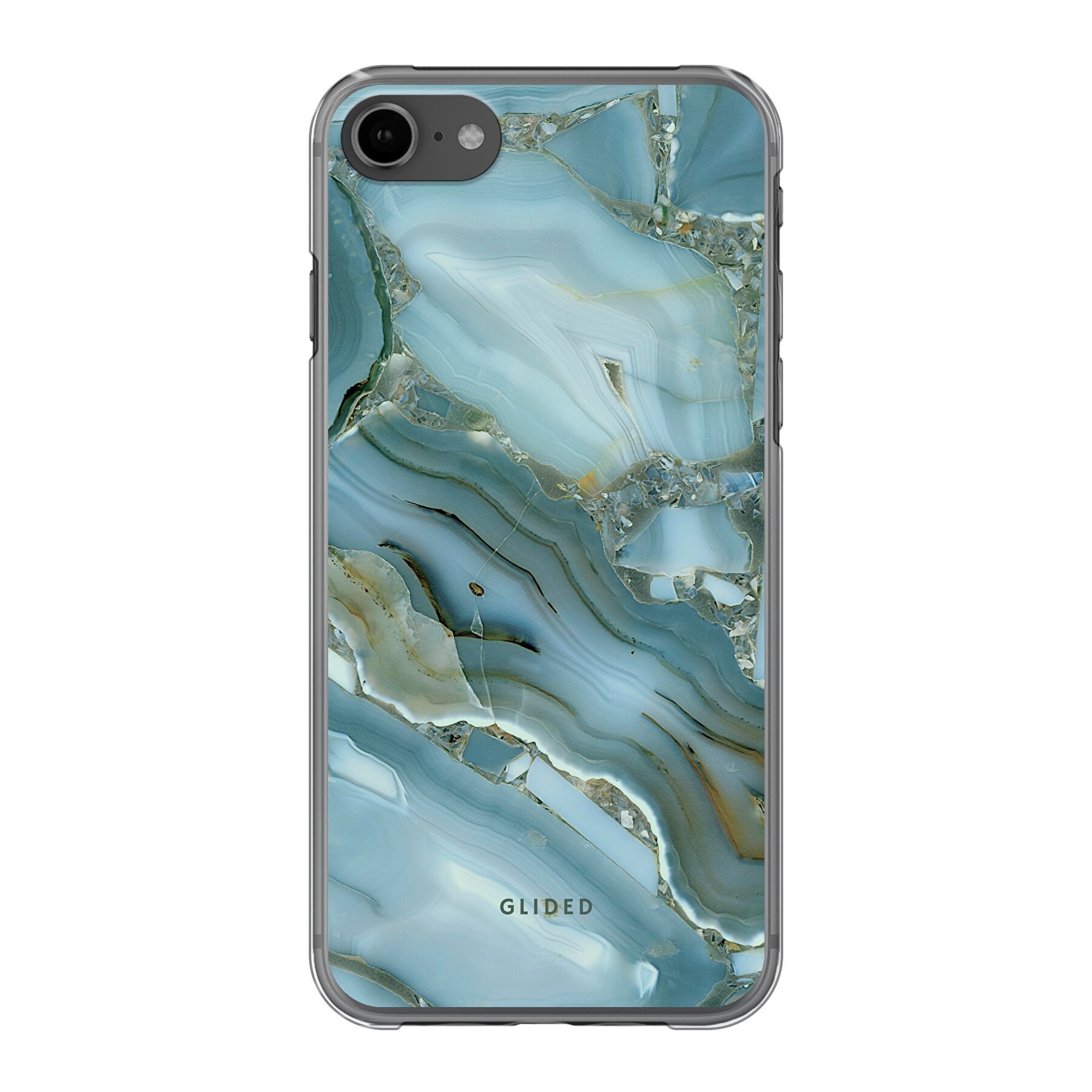 Green Marble - iPhone 7 Handyhülle Hard Case