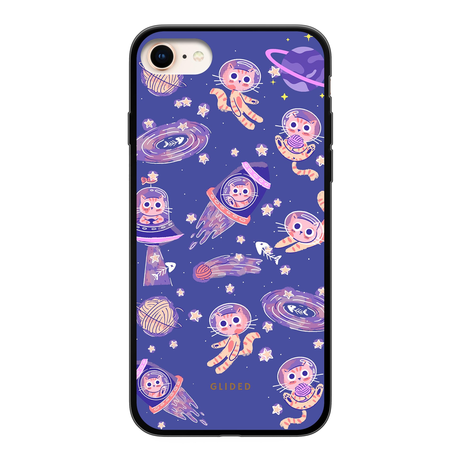 Space Cat - iPhone 7 Handyhülle Soft case