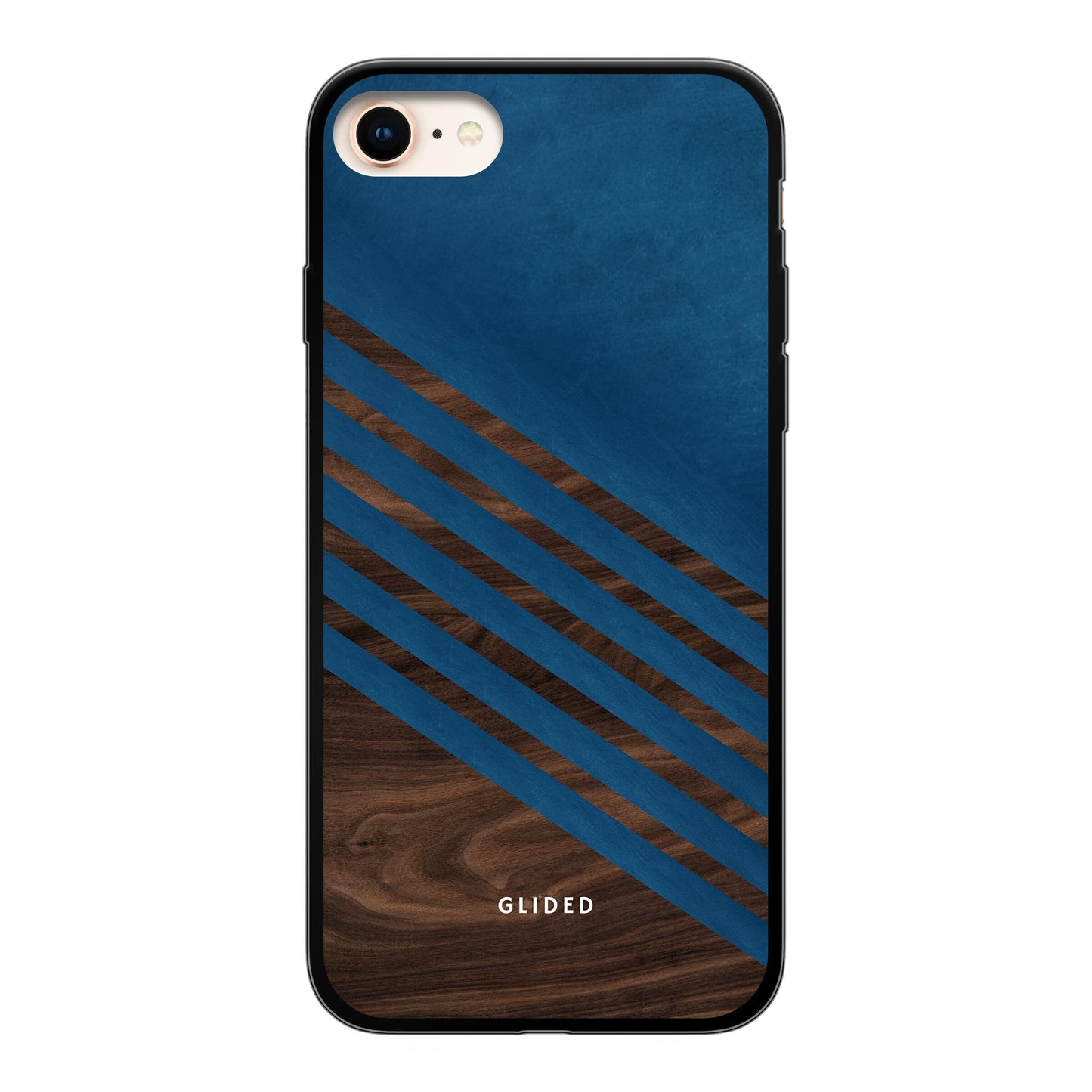 Blue Wood - iPhone 7 Handyhülle Soft case