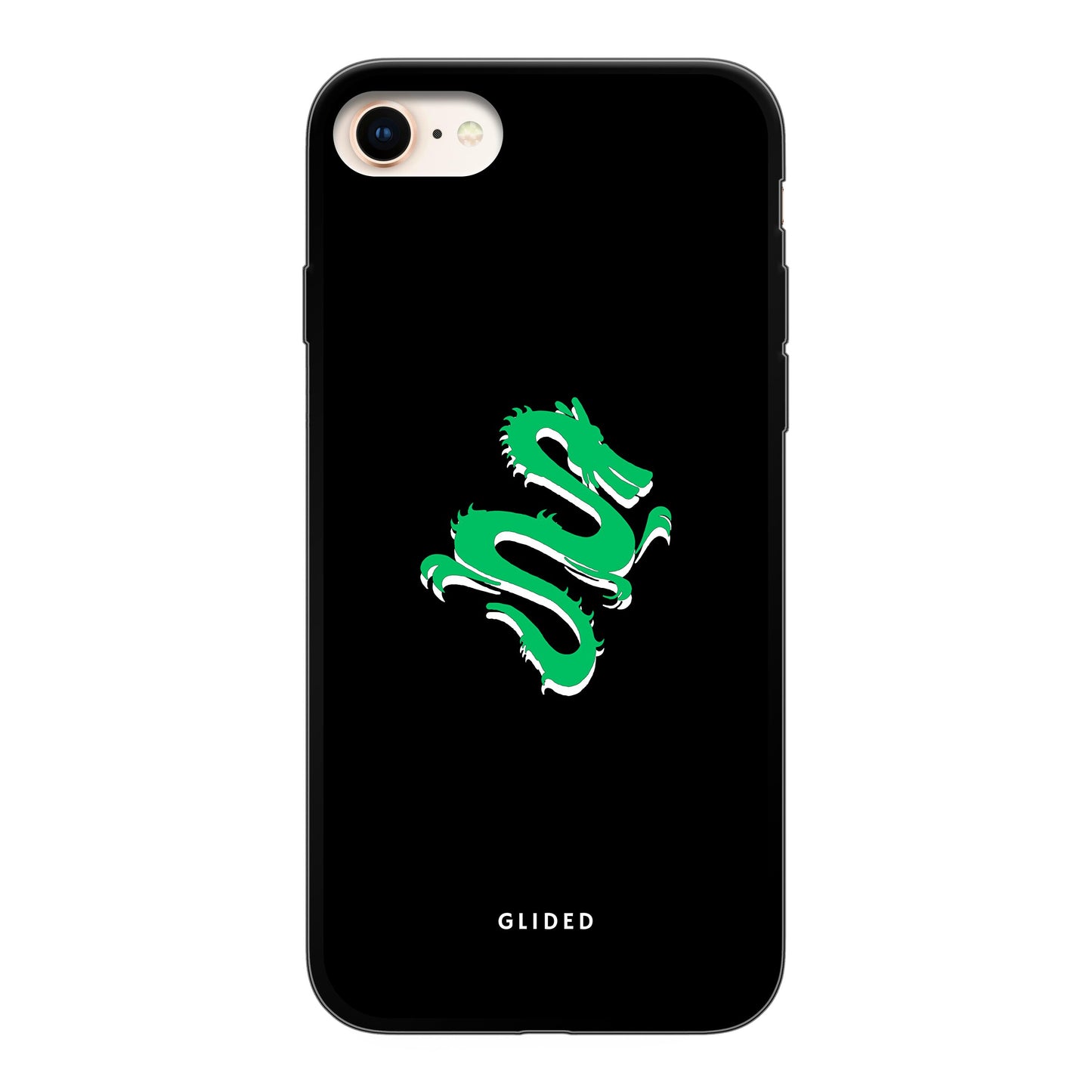 Emerald Dragon - iPhone 7 Handyhülle Soft case