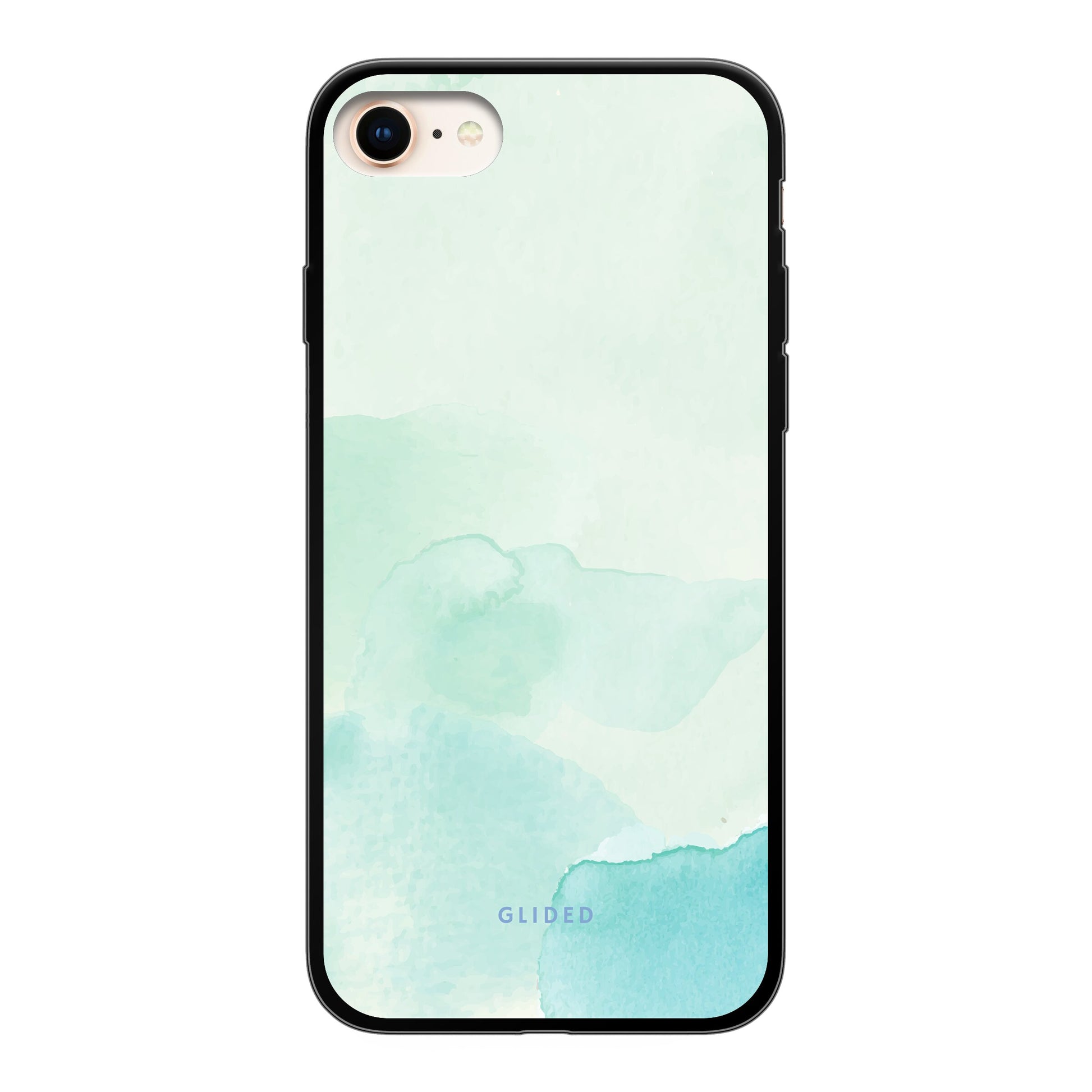 Turquoise Art - iPhone 7 Handyhülle Soft case