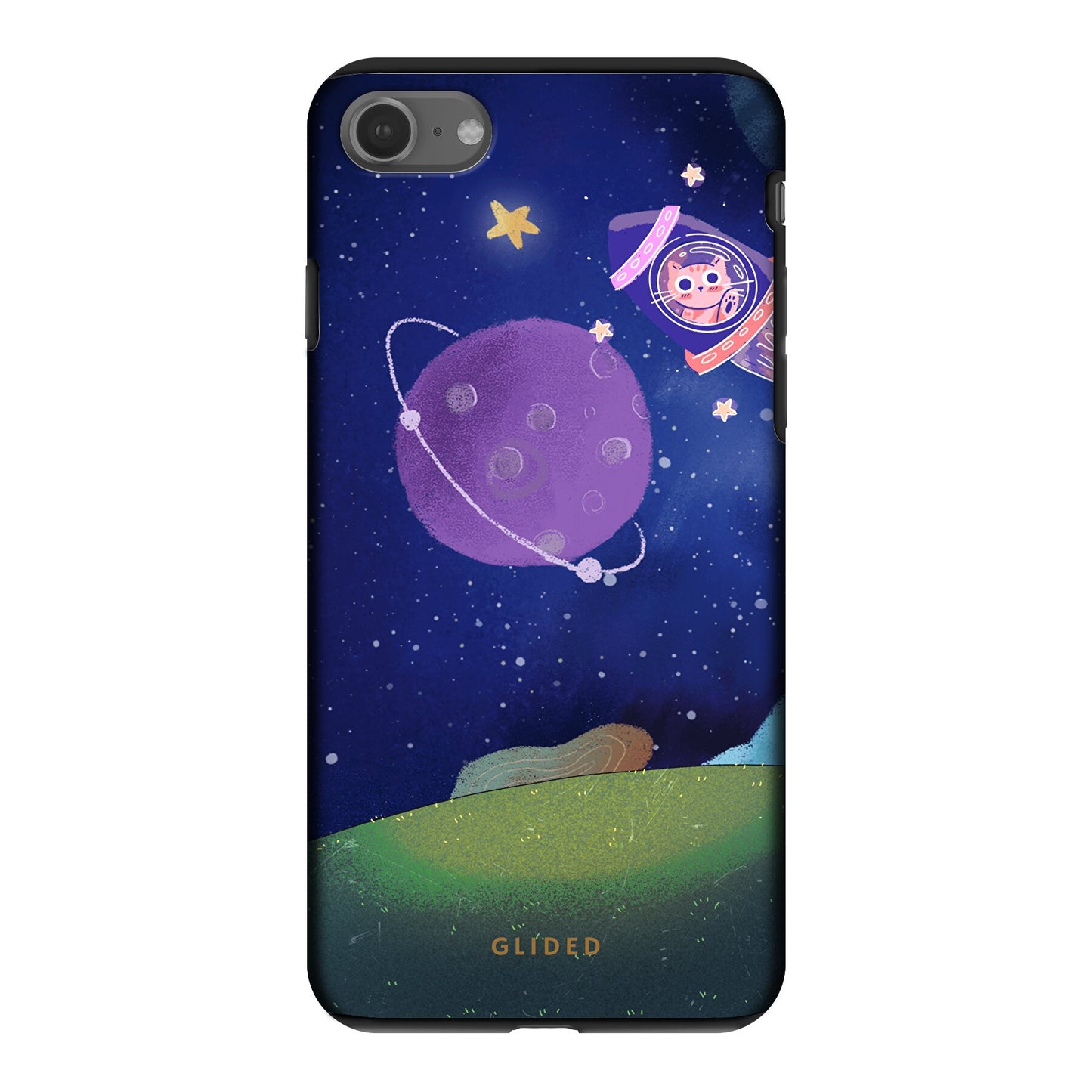 Galaxy Cat - iPhone 7 Handyhülle Tough case