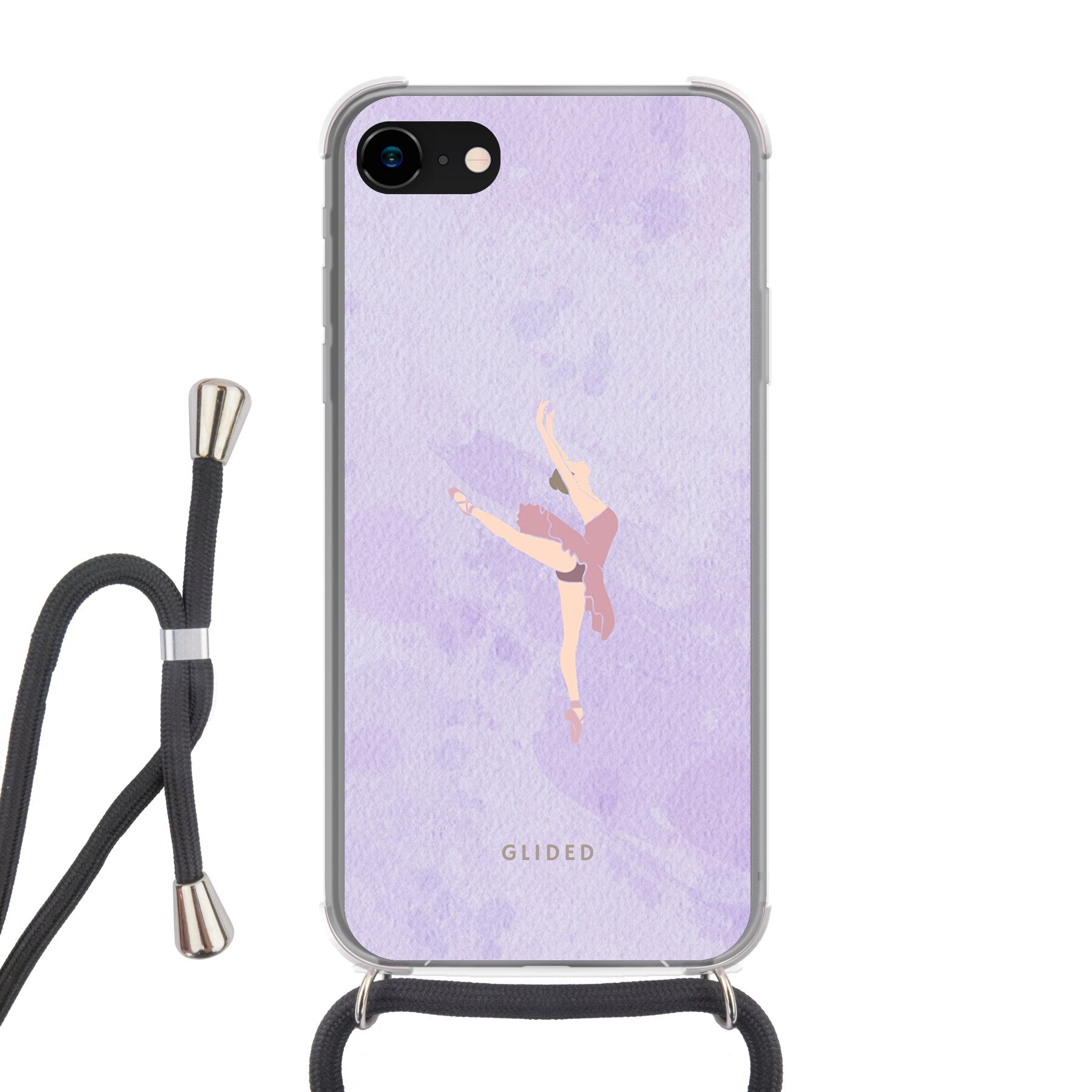 Lavender - iPhone 8 Handyhülle Crossbody case mit Band