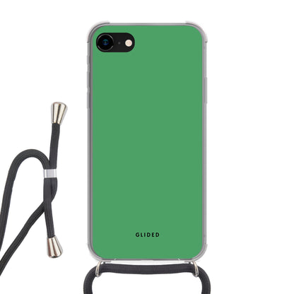 Green Elegance - iPhone 8 Handyhülle Crossbody case mit Band