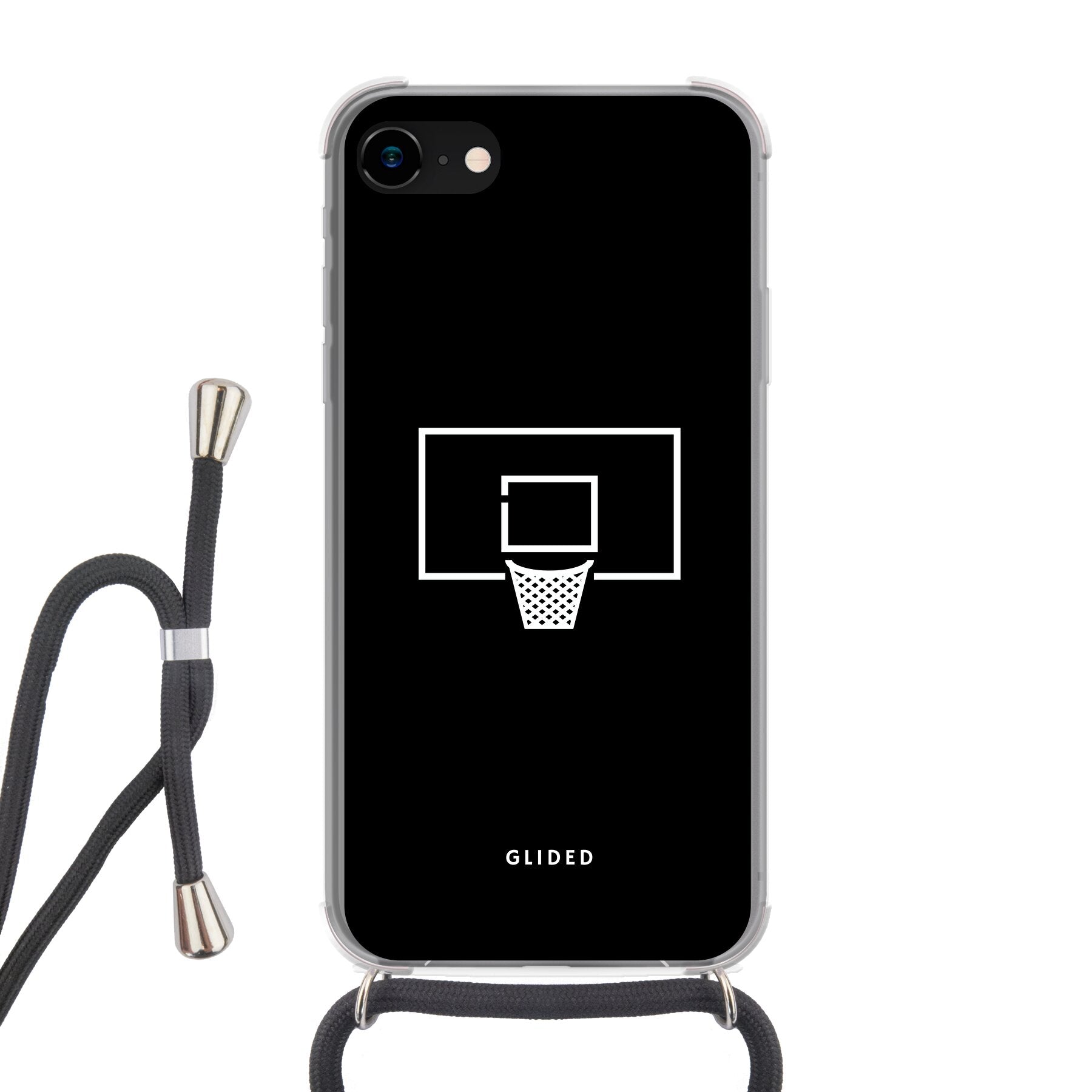 Basketball Fun - iPhone 8 Handyhülle Crossbody case mit Band