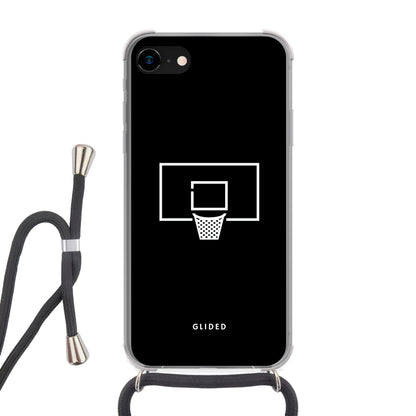 Basketball Fun - iPhone 8 Handyhülle Crossbody case mit Band