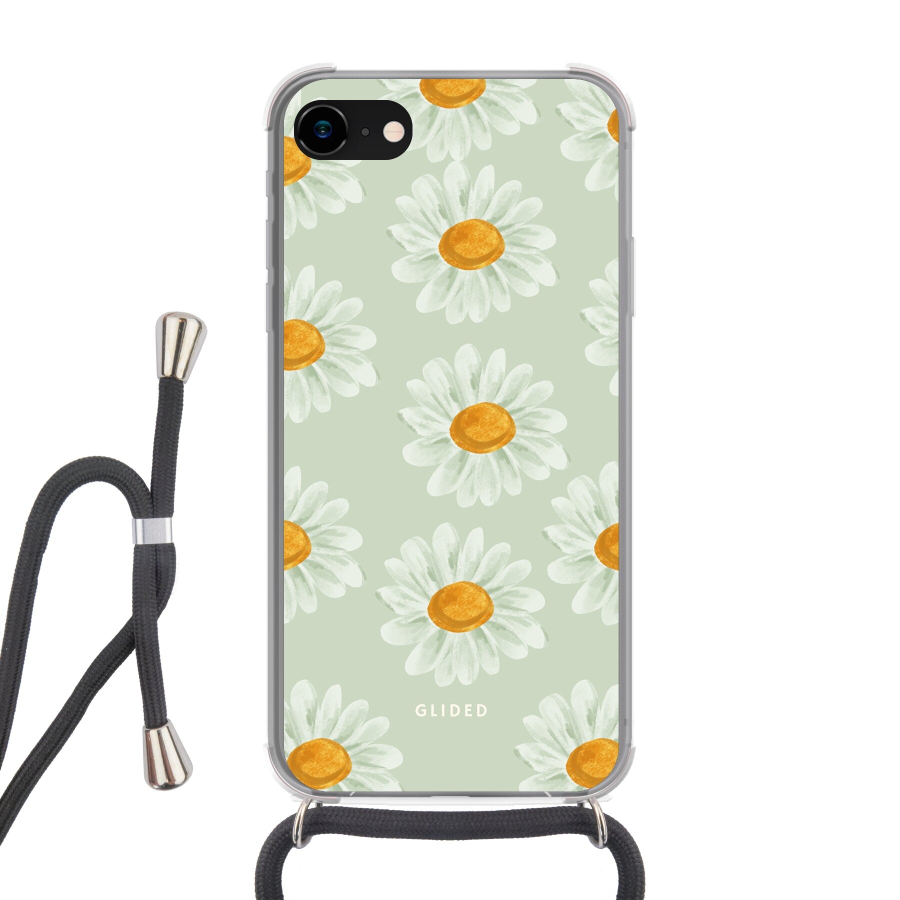 Daisy - iPhone 8 Handyhülle Crossbody case mit Band