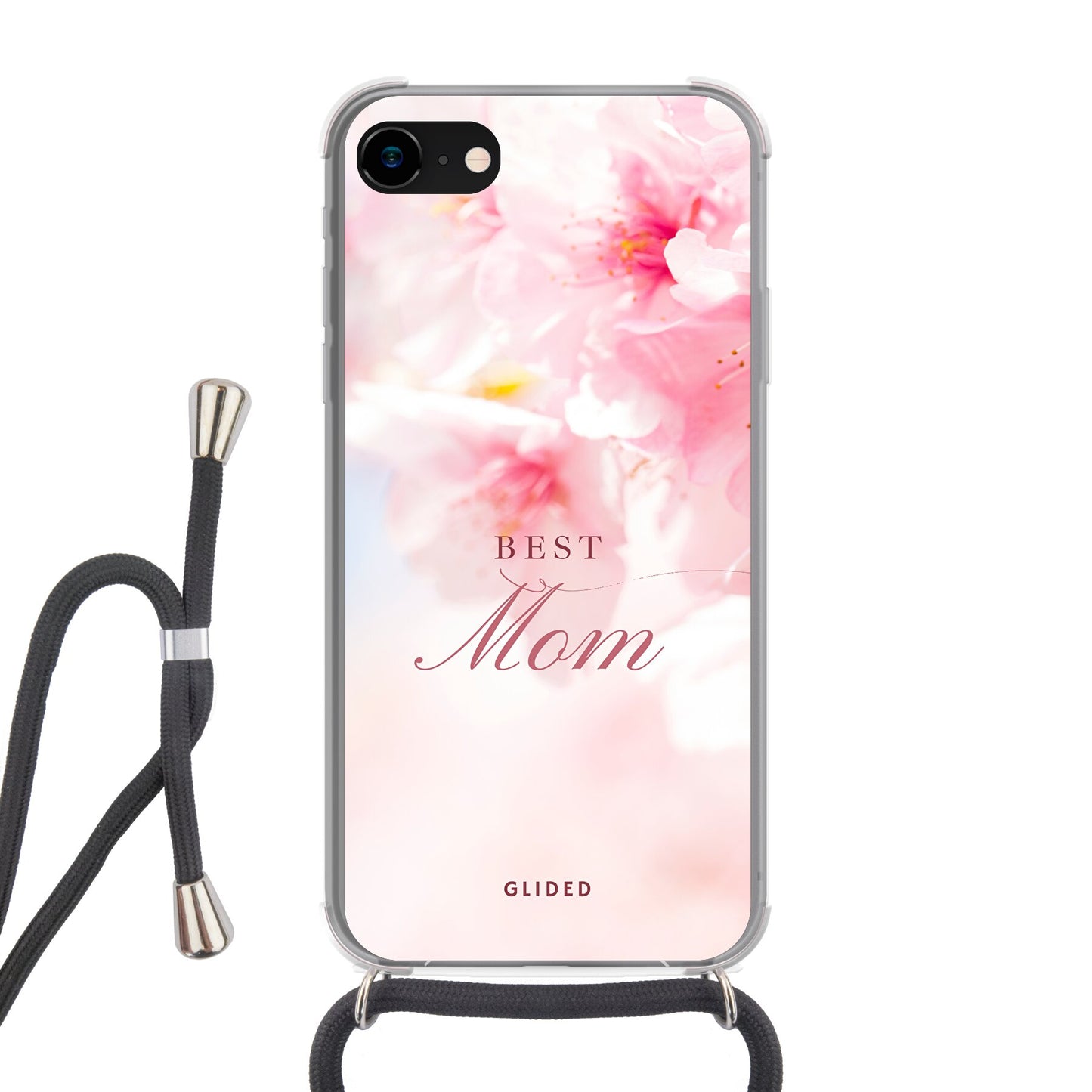 Flower Power - iPhone 8 - Crossbody case mit Band