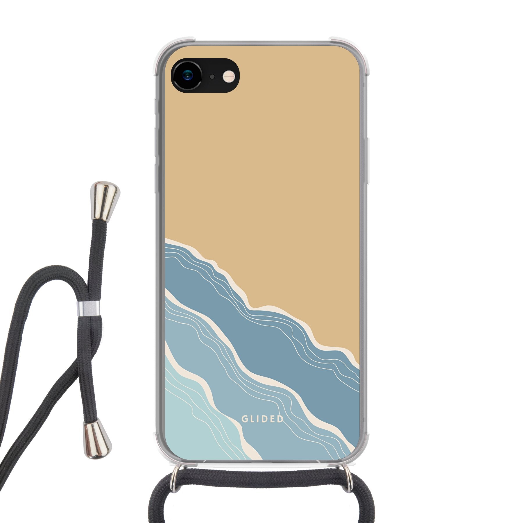 Breeze - iPhone 8 Handyhülle Crossbody case mit Band