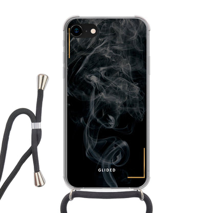 Black Mystery - iPhone 8 Handyhülle Crossbody case mit Band