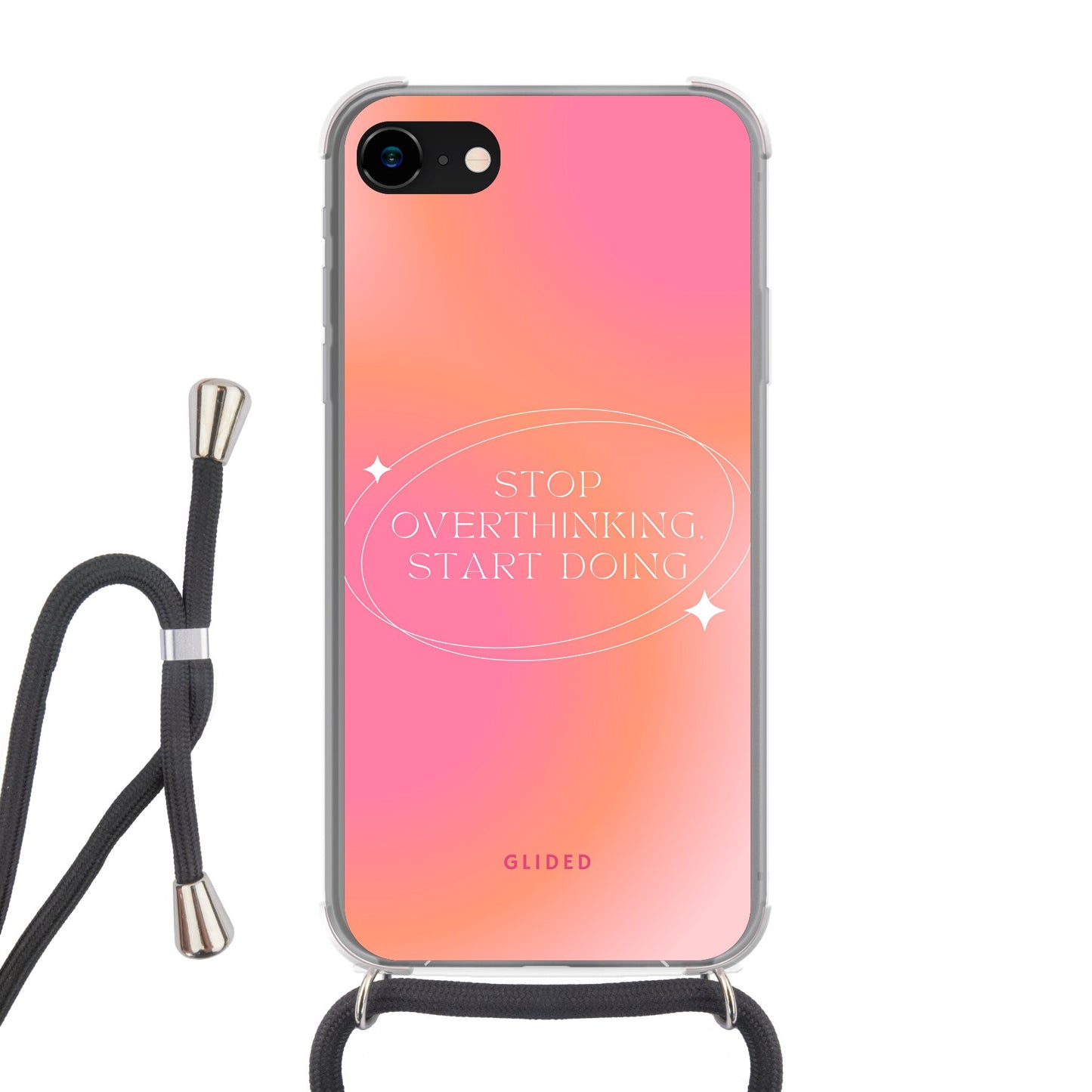 Start Doing - iPhone 8 Handyhülle Crossbody case mit Band