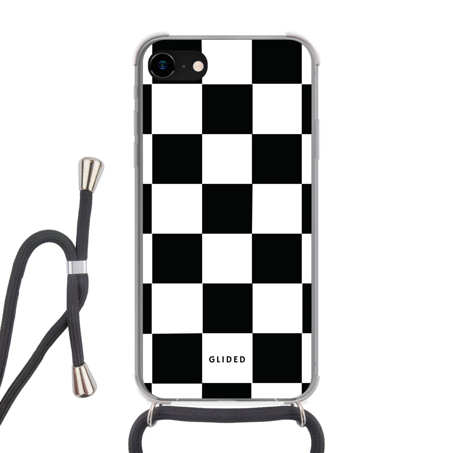 Classic Chess - iPhone 8 Handyhülle Crossbody case mit Band