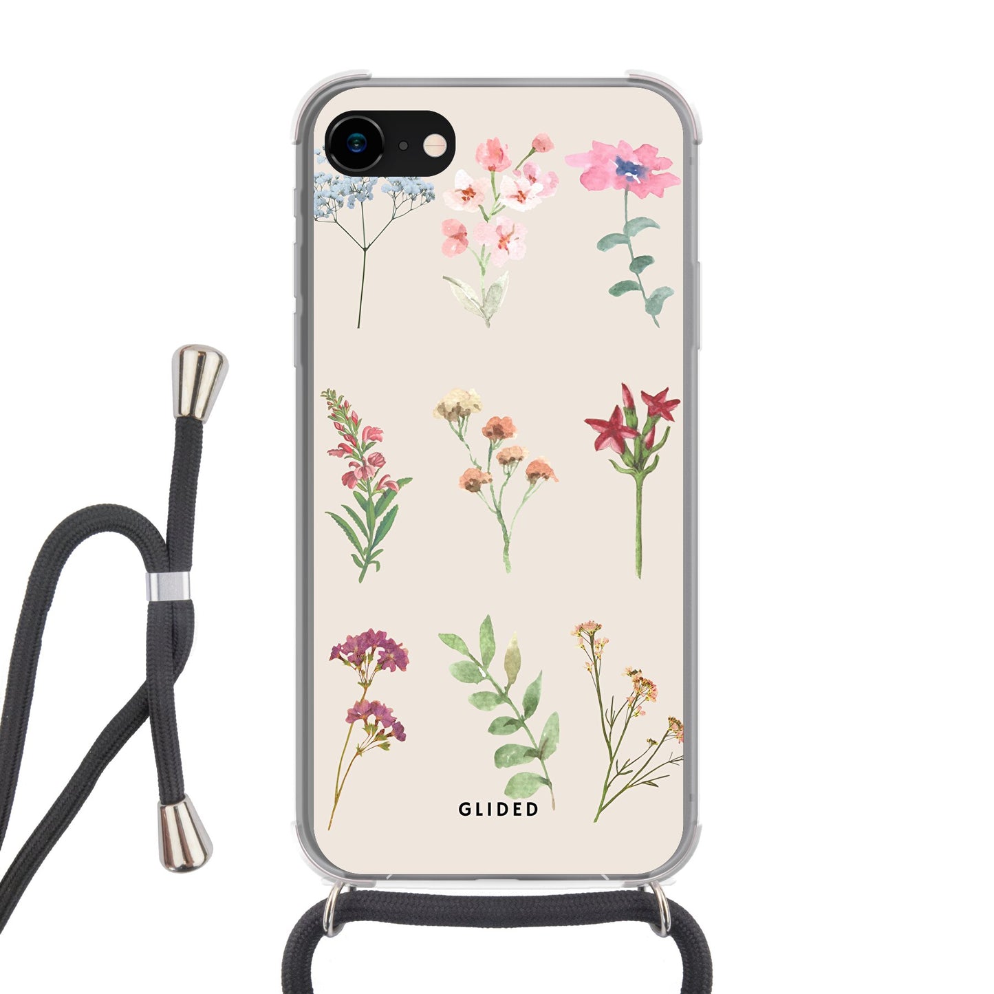 Botanical Garden - iPhone 8 - Crossbody case mit Band